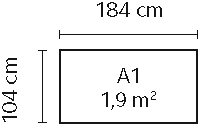 YARDMASTER Gerätehaus »Sachsen 64«, Metall