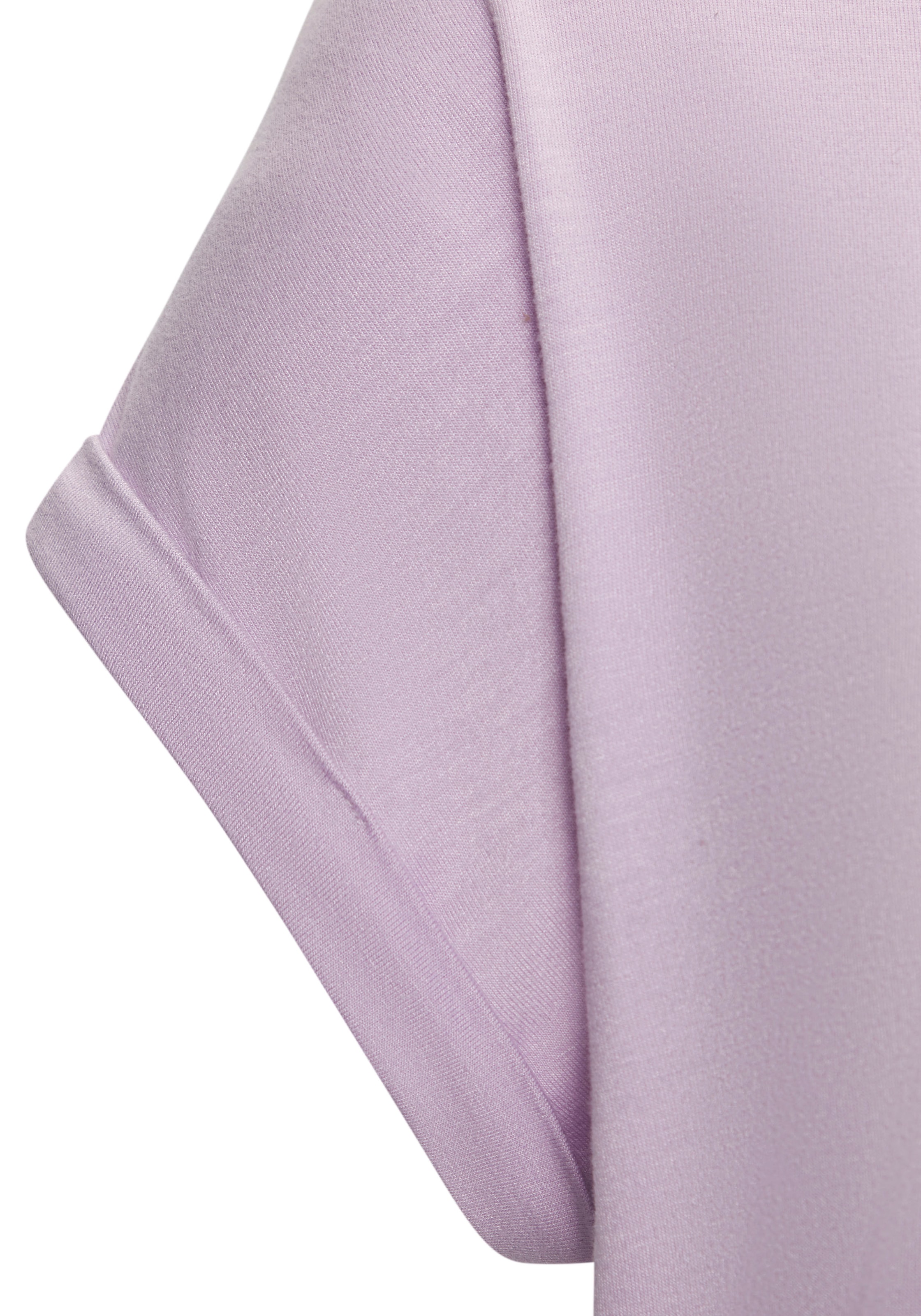 LASCANA Kurzarmshirt »mit Lascana Herz Print«, aus weichem Viskose-Stretch