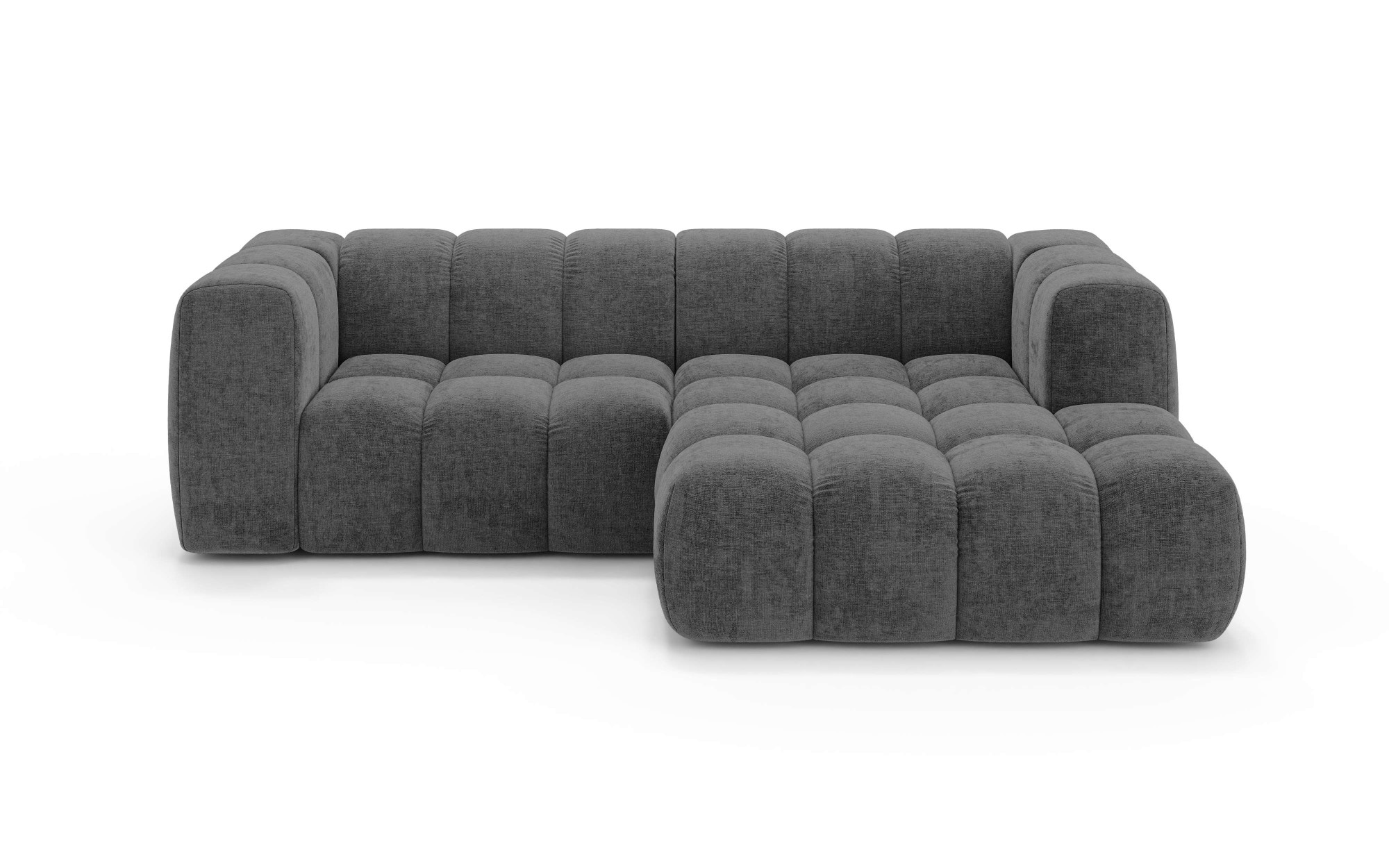 homsy by Ana Johnson Ecksofa »»L« BOUBELLE L-Form, Design-Sofa, Bubble-Optik, Breite 247 cm« hoher Sitzkomfort dank Wellenunterfederung, L Sitztiefe 63 cm
