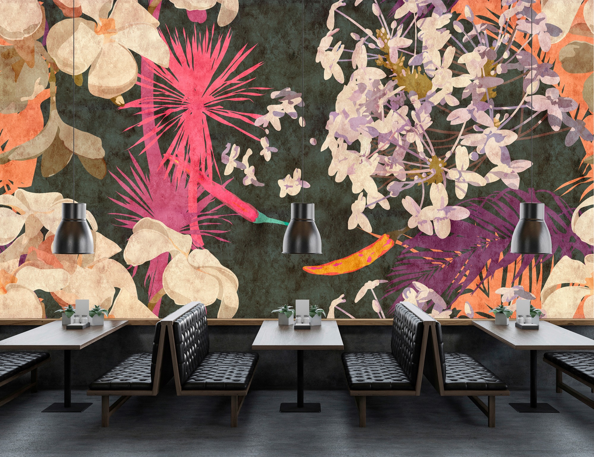living walls Fototapete »Walls by Patel Vintage Bouquet 2« glatt Vlies, Wan günstig online kaufen