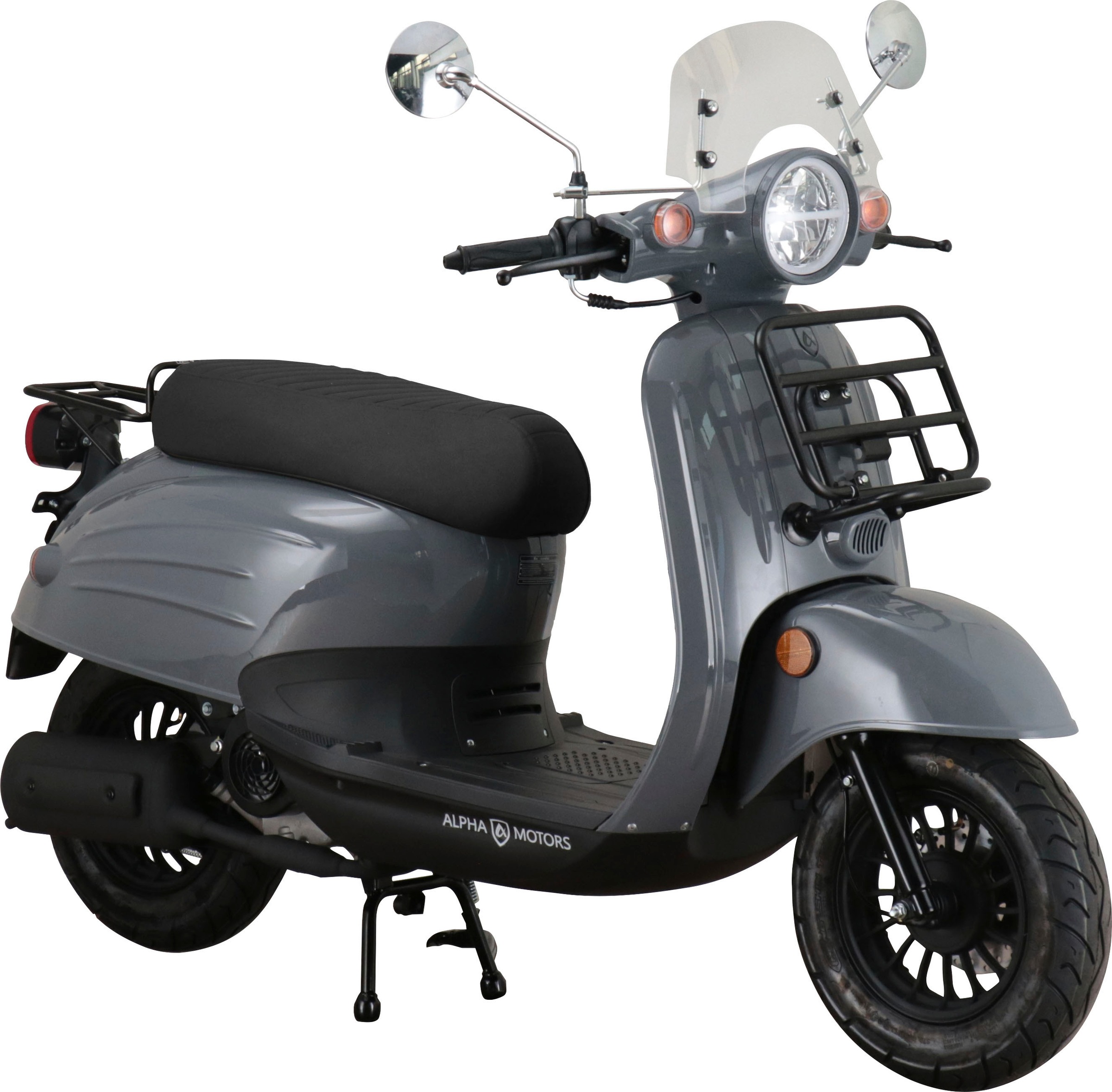 Alpha Motors Motorroller »Adria«, 50 cm³, 45 km/h, Euro 5, 3,1 PS, (inkl. Windschild), mit Lenkerschloss und Windschild