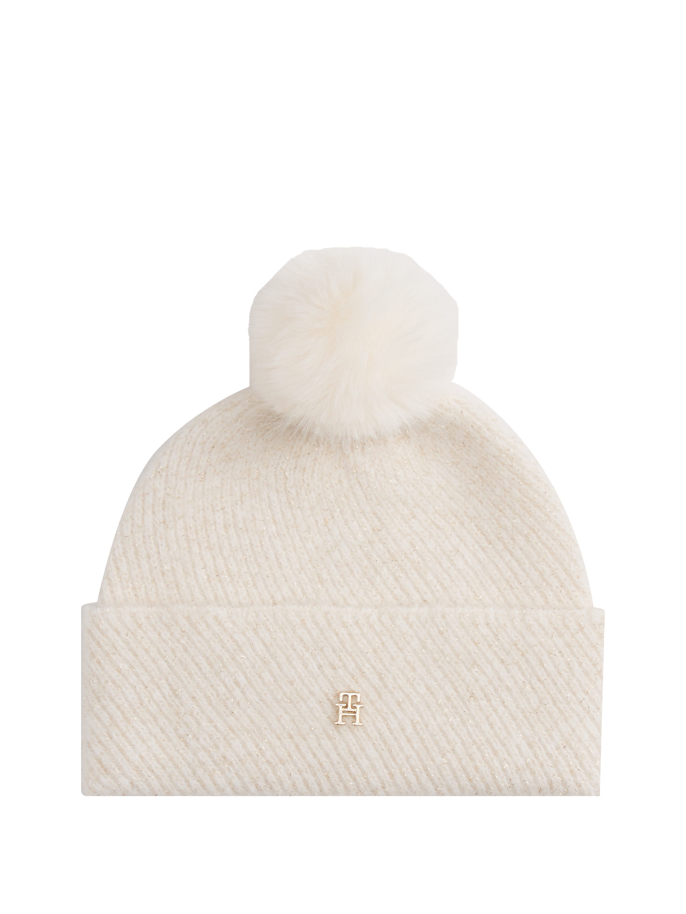 Tommy Hilfiger Beanie »POM POM LUREX« in Geschenkbox, Set aus Mütze und Schal
