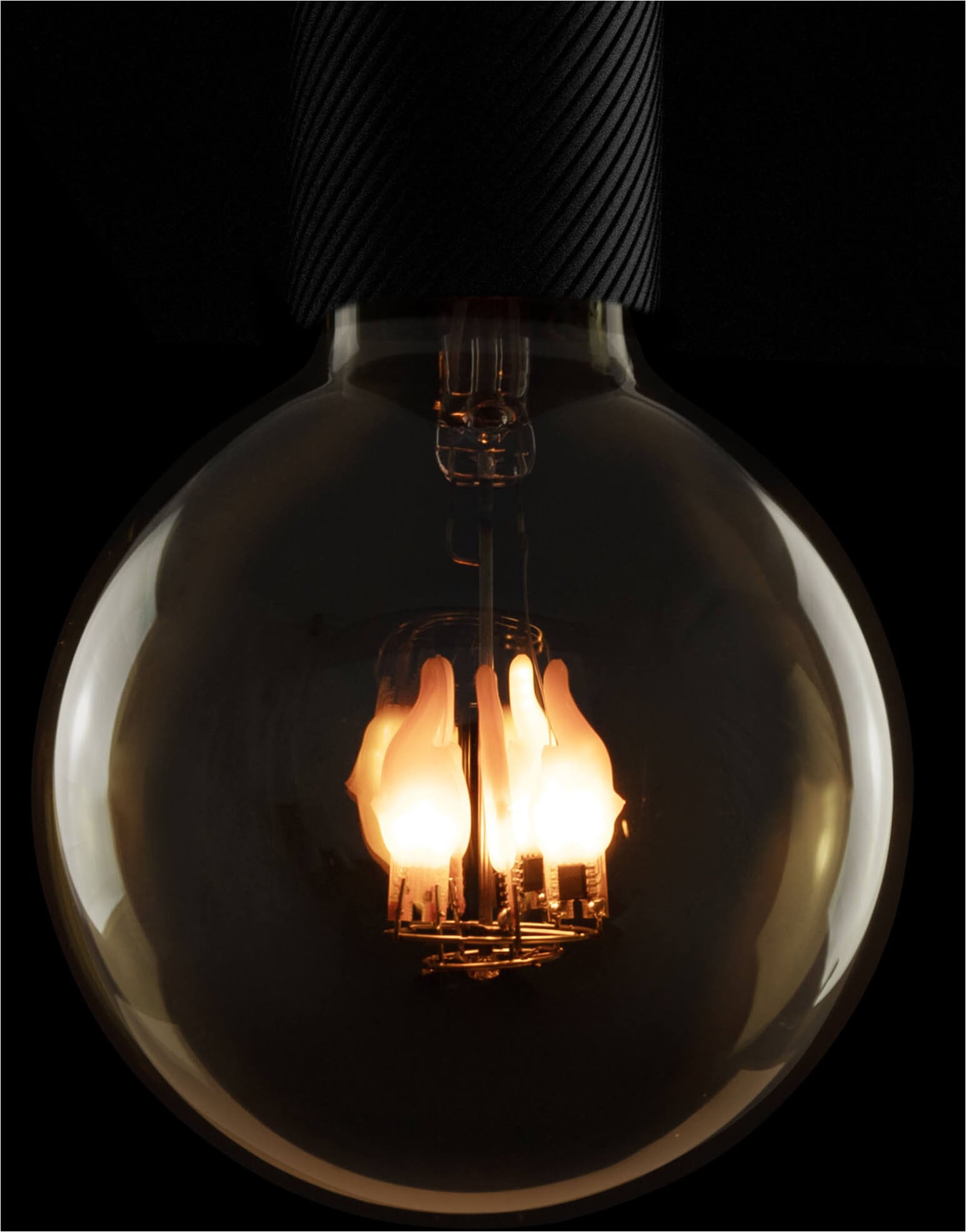 SEGULA LED-Filament »LED Globe 125 down smokey grau, E27« E27 1 Stk. Extra-Warmweiß