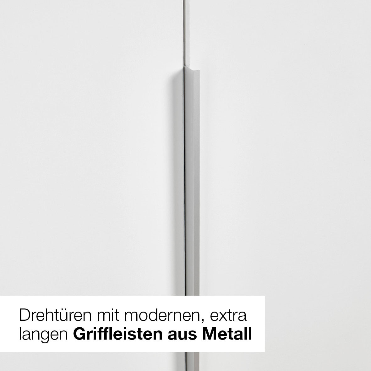 Wimex Kleiderschrank »Mugano,in 8 Breiten,3 Höhen,2 Tiefen, viele Farben, Made in Germany«, (in Basic oder Premium Ausstattung mit 2 weiteren Einlegeböden), mit langen oder kurzen Griffen aus Metall, mit oder ohne Spiegel