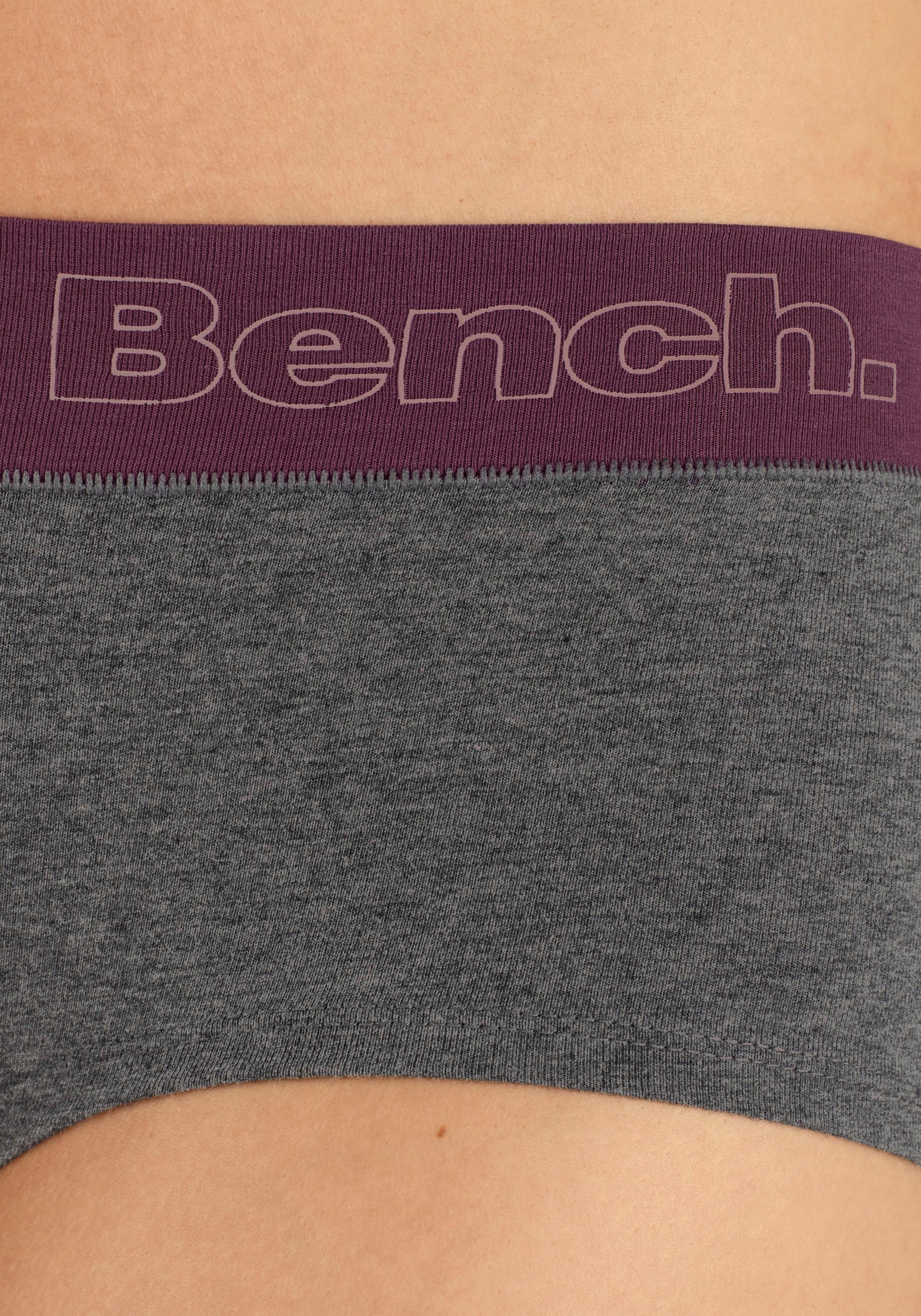 St.) Bench. weichem mit Bündchen (Packung und 3 Logodruck Panty