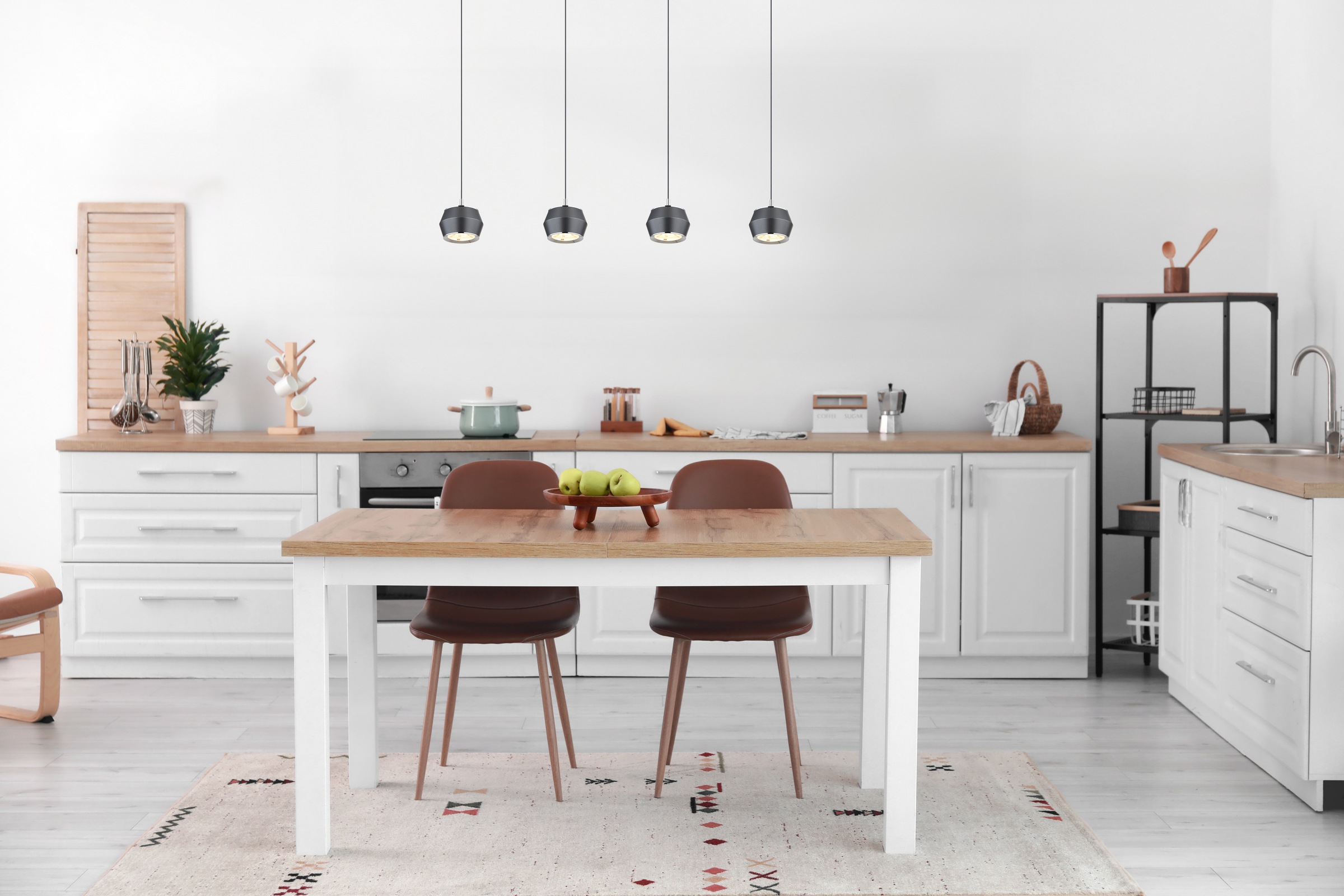 GLOBO LIGHTING LED Pendelleuchte »MARTHY«, Leuchtmittel LED-Modul | LED fest integriert, Hängeleuchte/Pendelleuchte/Esszimmer/Wohnzimmer/rund/höhenverstellbar