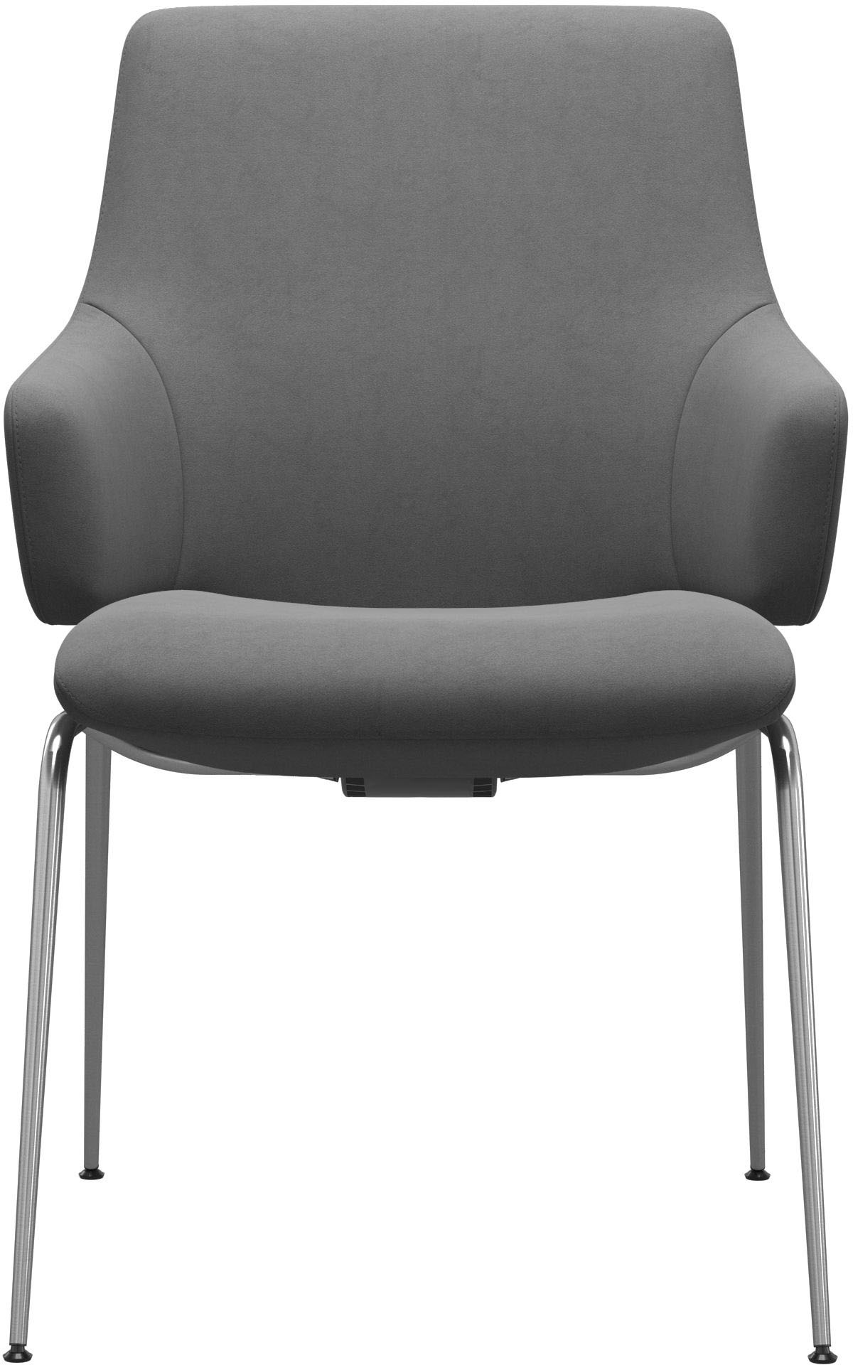 Stressless® Polsterstuhl »Laurel« () Low Back mit Armlehne, Größe L, mit Beinen aus Stahl in Chrom glänzend