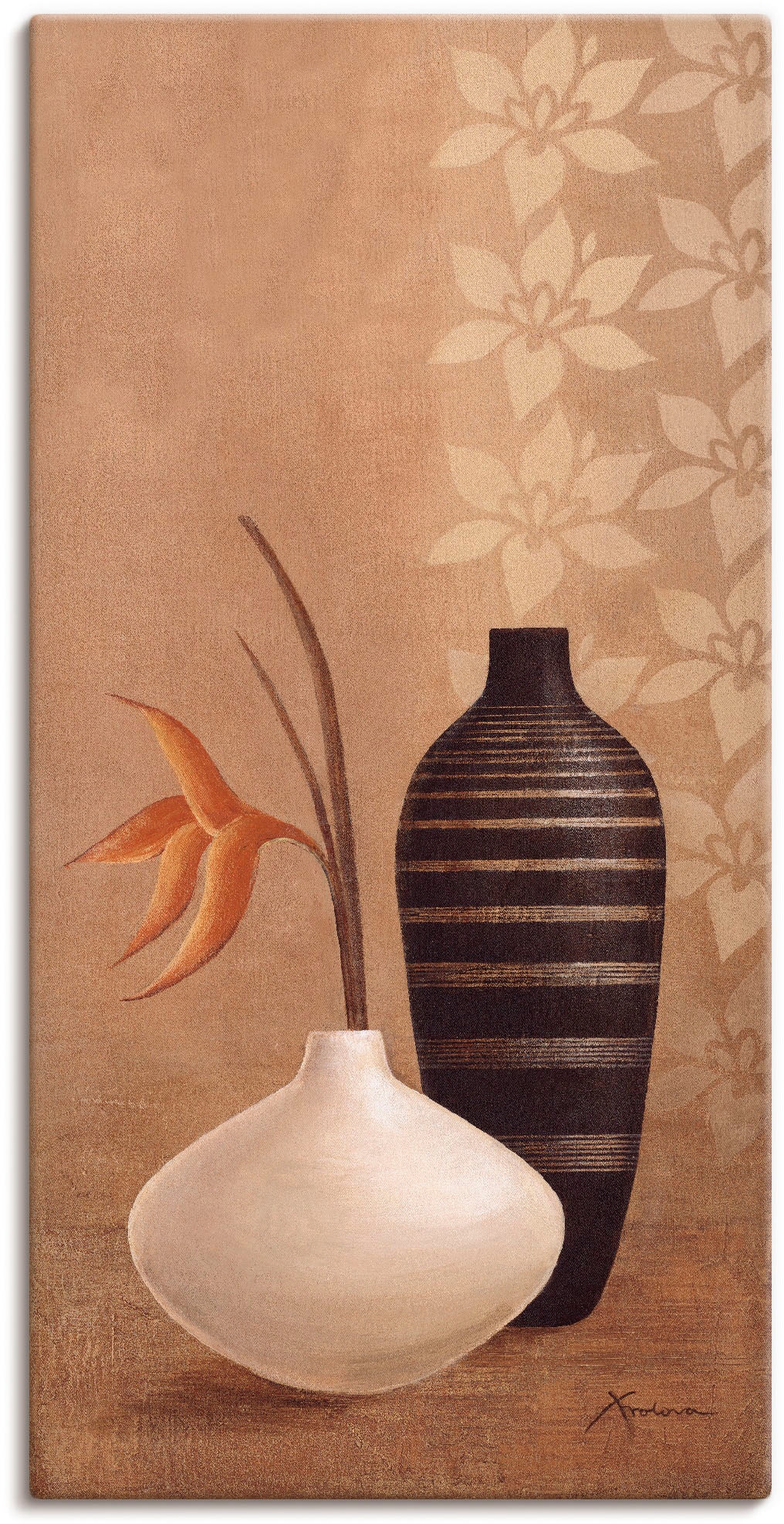 Artland Wandbild »Bauschige Vasen«, Vasen & Töpfe, (1 St.), als Leinwandbild, Poster, Wandaufkleber in verschied. Größen