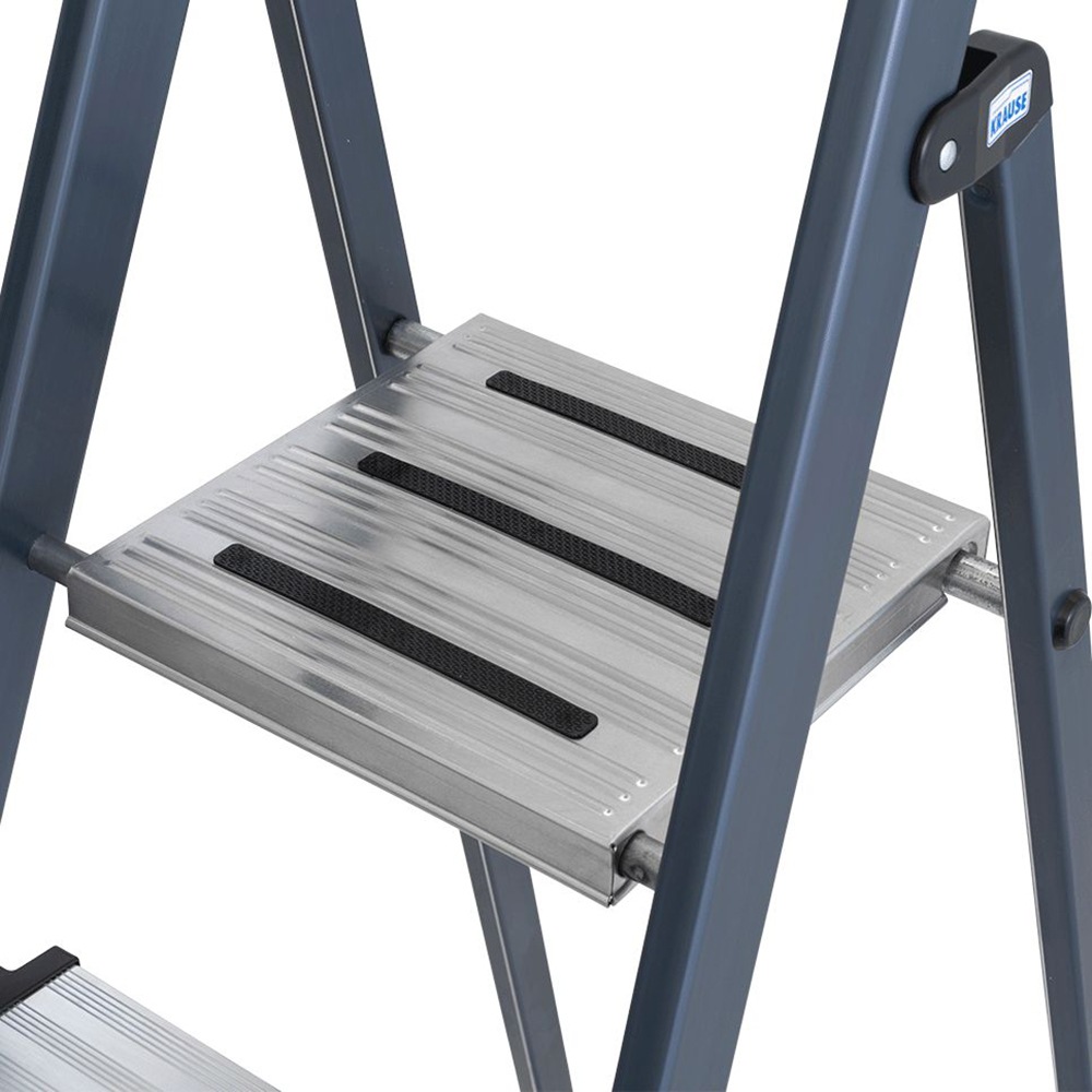 KRAUSE Stehleiter »Securo«, Alu eloxiert, 1x8 Stufen, Arbeitshöhe ca. 370 cm