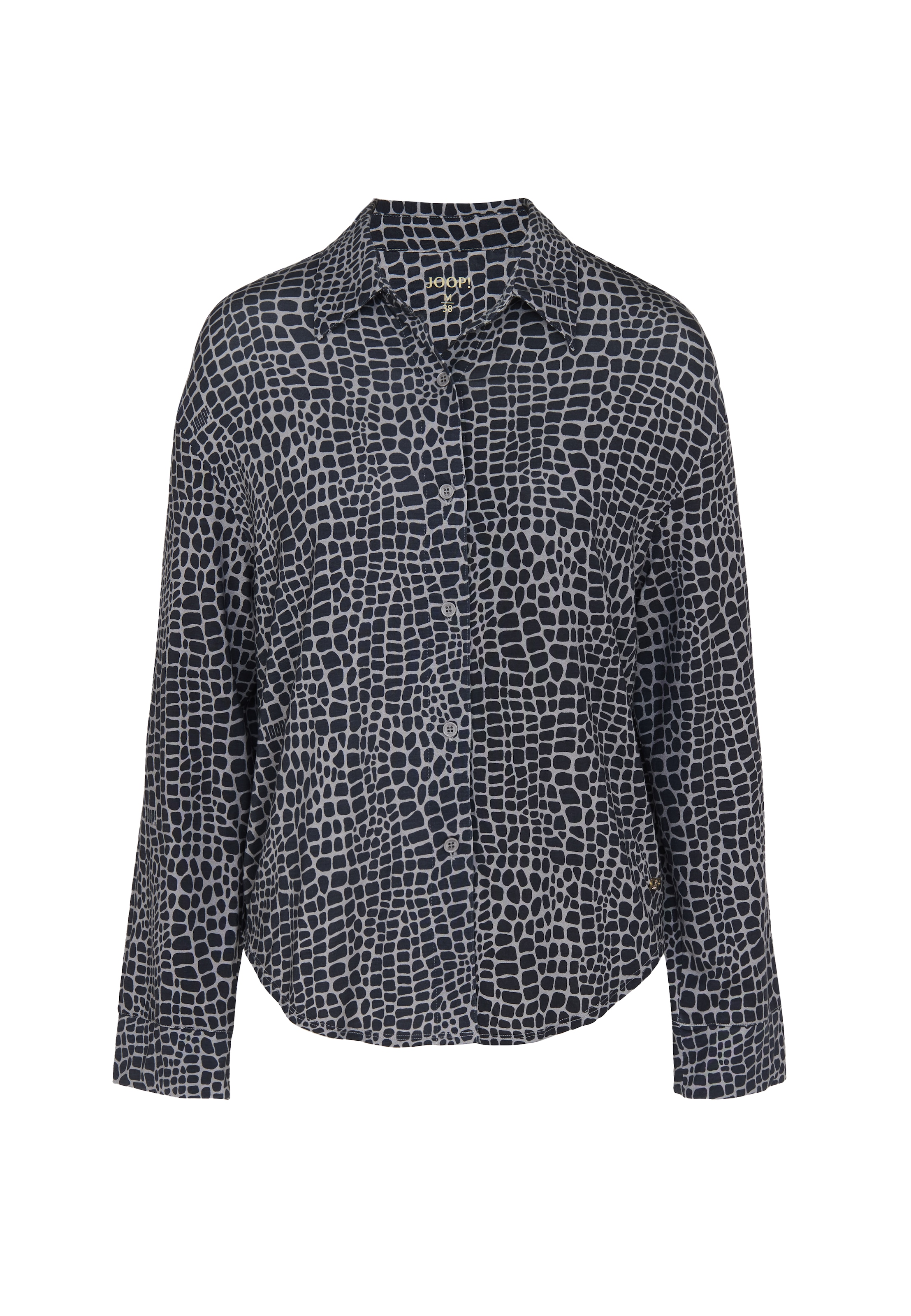 JOOP! Pyjamaoberteil »Luxe Modal Printed« langärmelig, Modal-Mix, Knöpfe