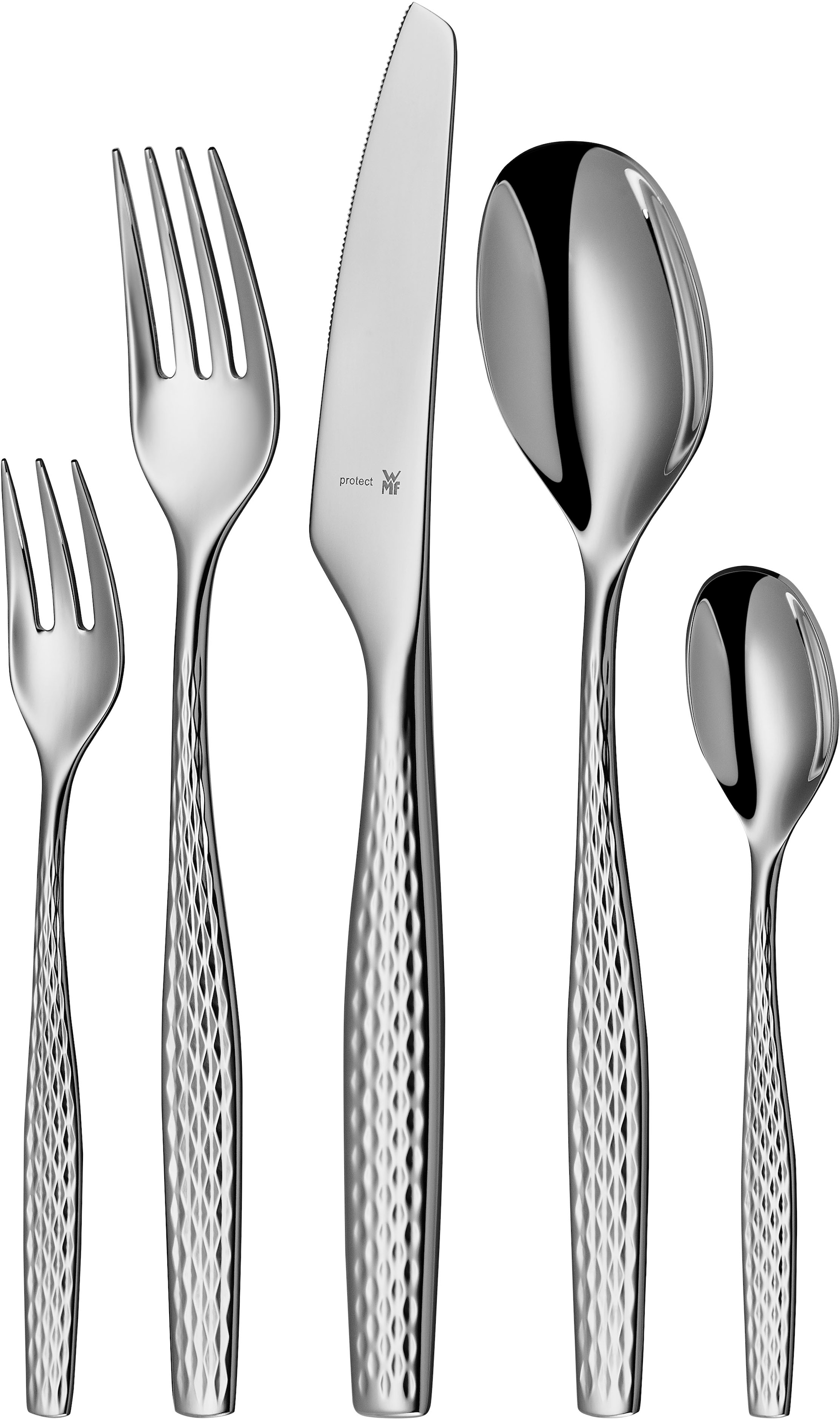 WMF Besteck-Set »Sentic«, (Set, 30 tlg.), ergonomisch, Cromargan protect