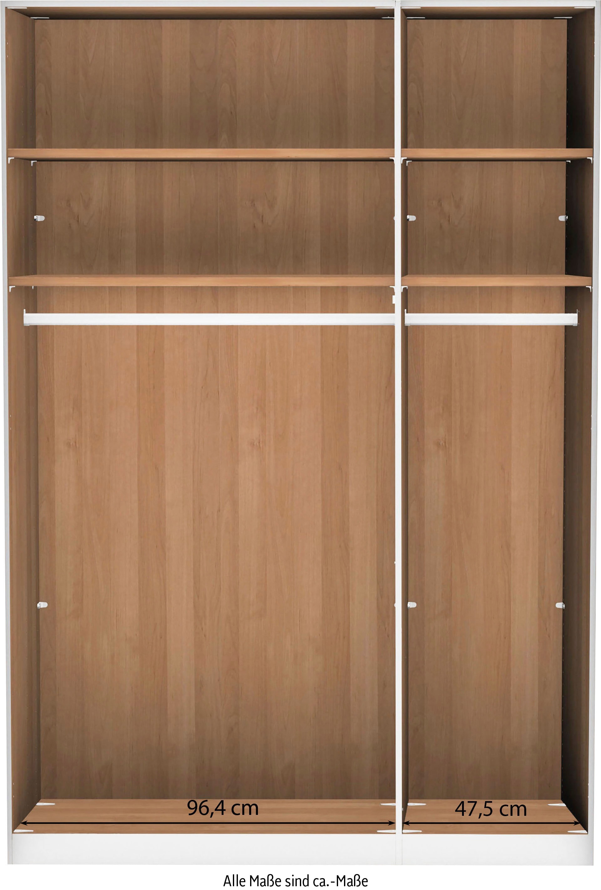 WIEMANN Drehtürenschrank »Kiruna« mit Champagnerglas