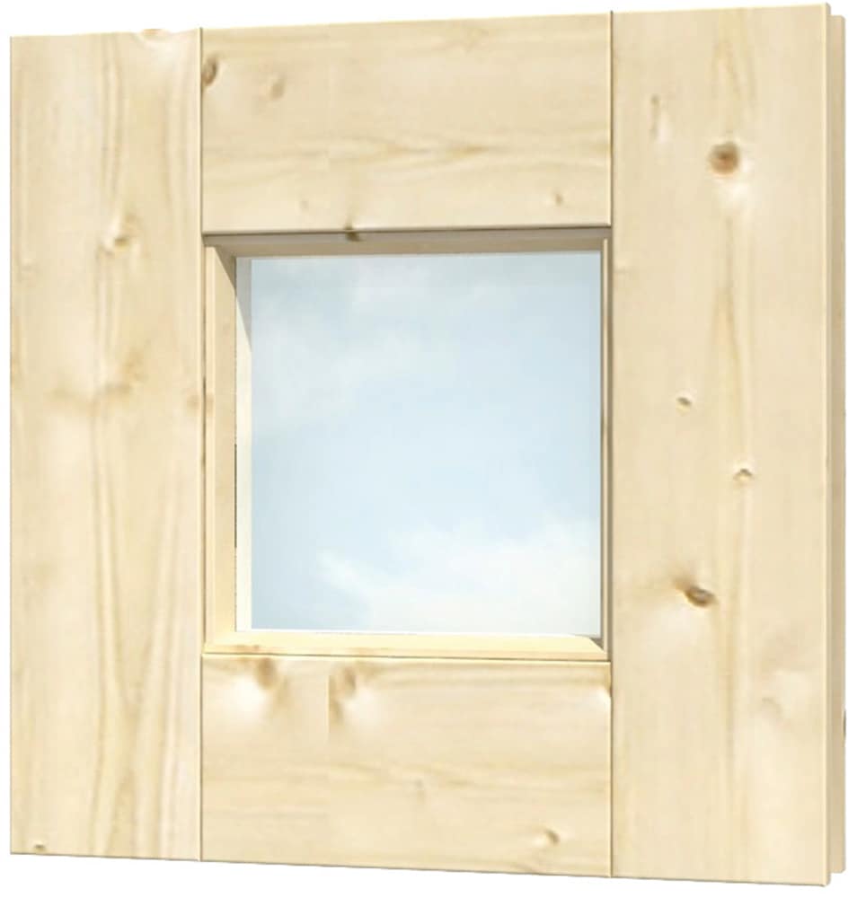 Skanholz Fenster, 40 x 40 cm