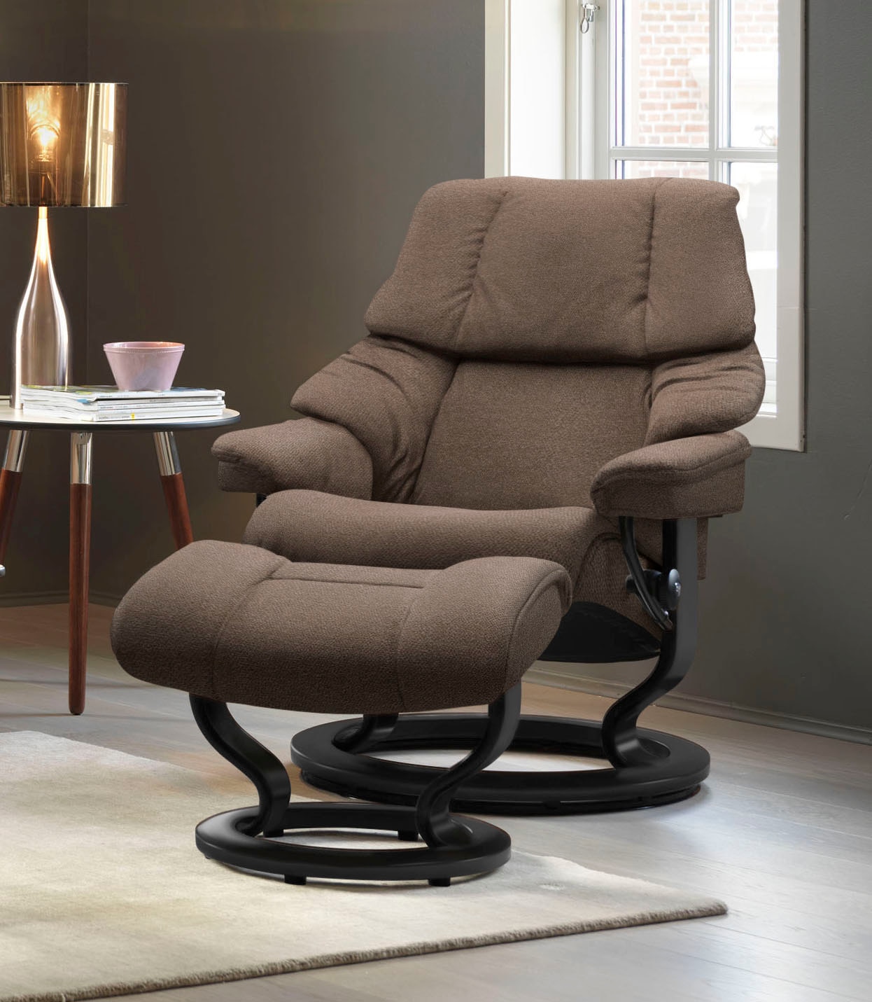 Stressless® Relaxsessel-Set »Reno«, mit Hocker, mit Classic Base, Größe S, günstig online kaufen