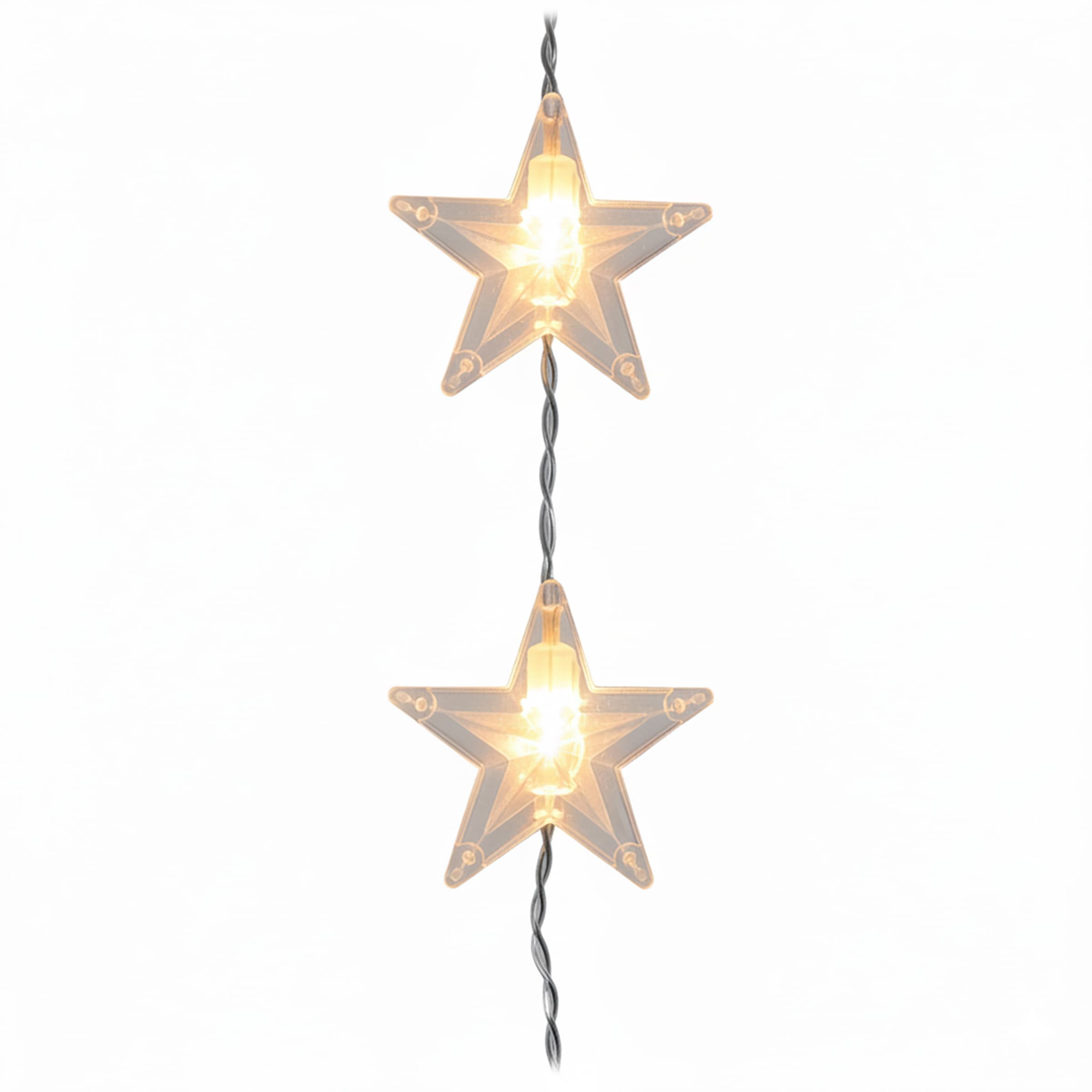 OTTO home LED-Lichtervorhang »Alvven« 40 Stk.-flammig LED-Vorhangleuchten Sterne, Fensterdekoration, Timer