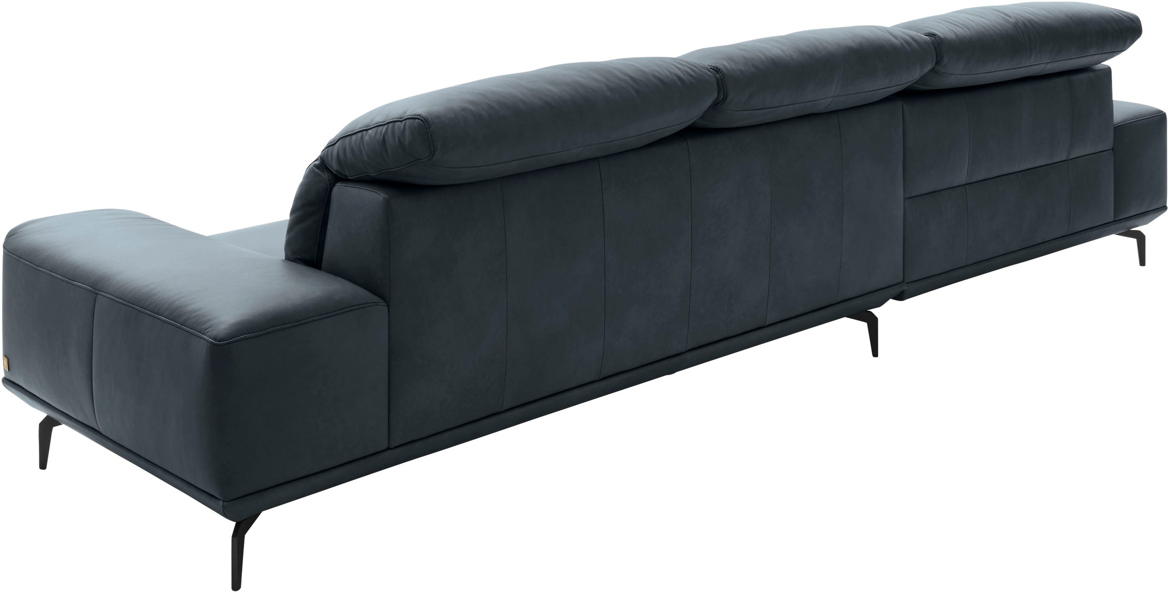 Musterring Wohnlandschaft »MR 2490«, Fuß schwarz, Sitzhöhe 48cm, wahlweise mit Funktionen, Maße 342x207 cm