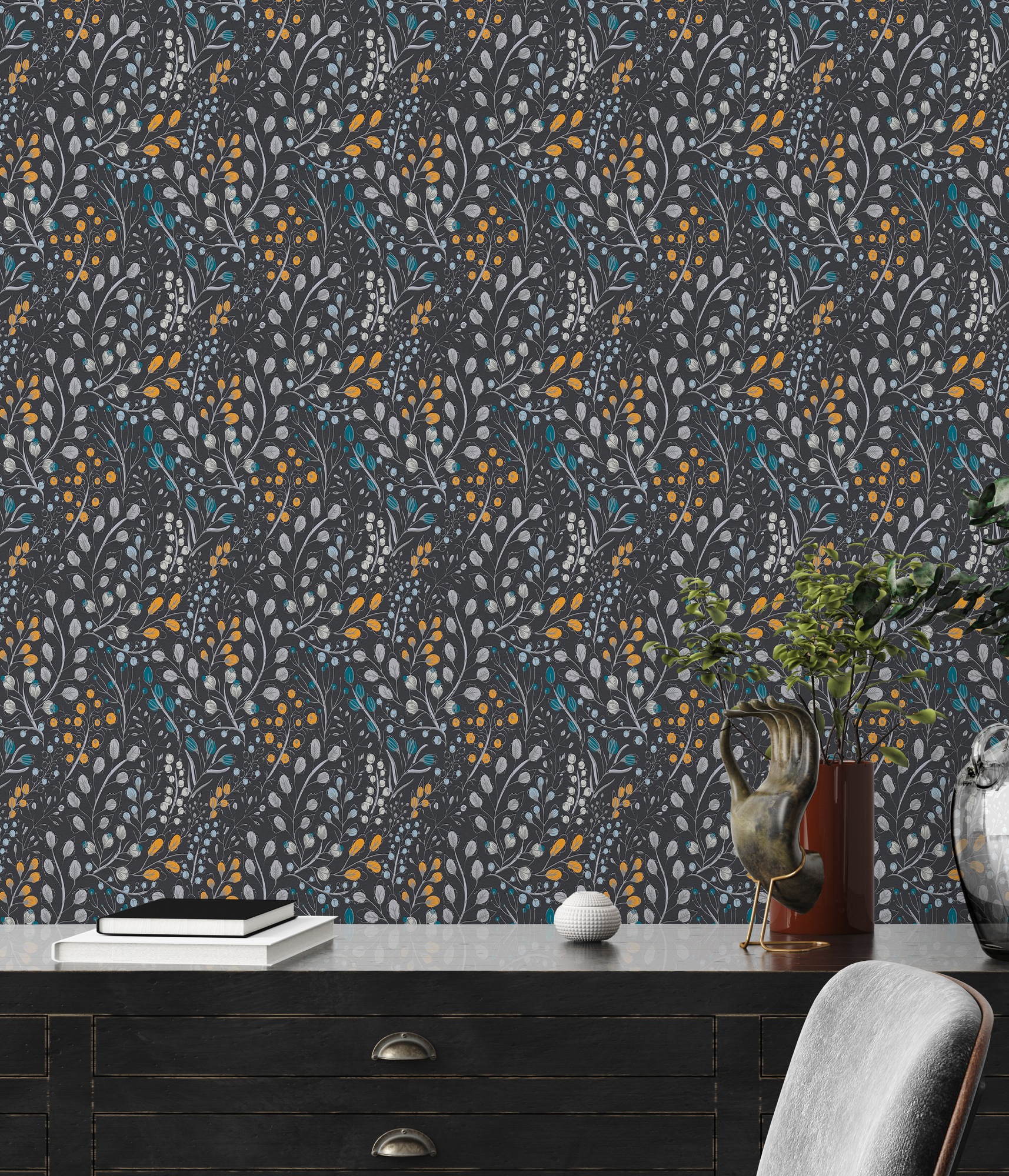 A.S. Création Vliestapete »Attractive 2 Tapete mit Blümchen«, matt-gemustert-neutral, Floral Blumentapete blümchen leicht strukturiert Design Kinderzimmer