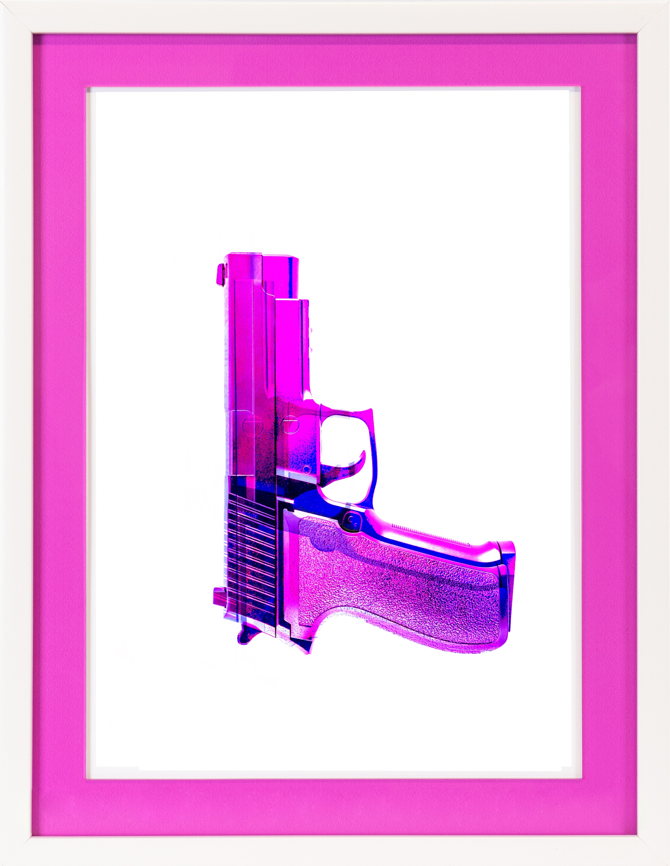 queence Bild mit Rahmen »Waffe, Pistole, pink« Sport 1 Stk. tlg. Poster mit günstig online kaufen