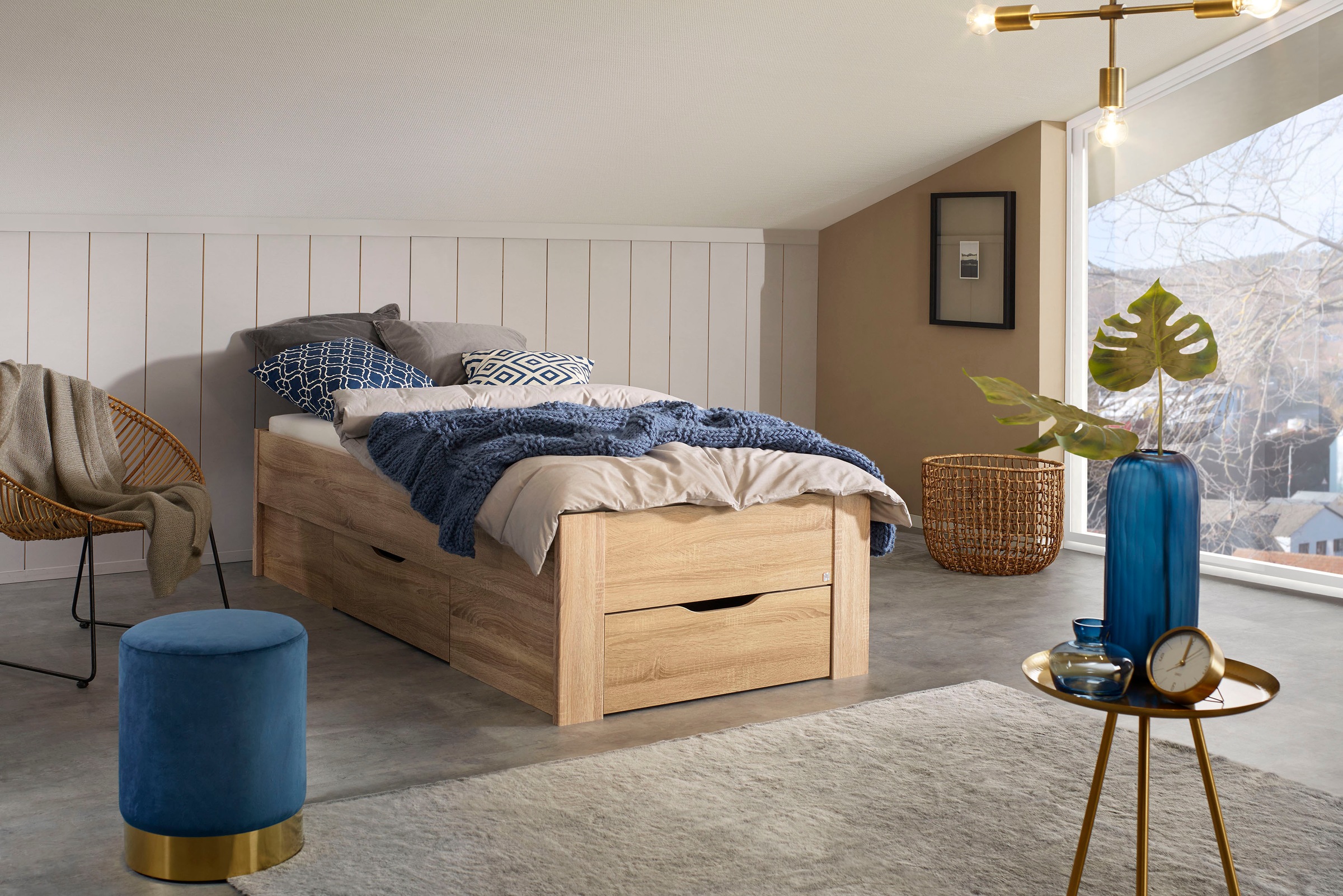 rauch Stauraumbett Aditio, ohne Kopfteil, inklusive Schubkästen günstig online kaufen