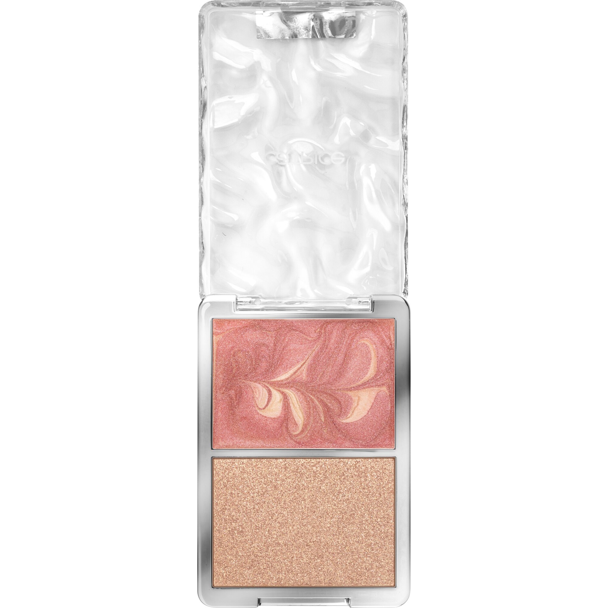Catrice Highlighter-Palette »UNDERWATER SECRETS Duo Highlighter«, (Set, 3 tlg.), 2-in-1 Highlighter für strahlenden Glow und faszinierendes Finish.