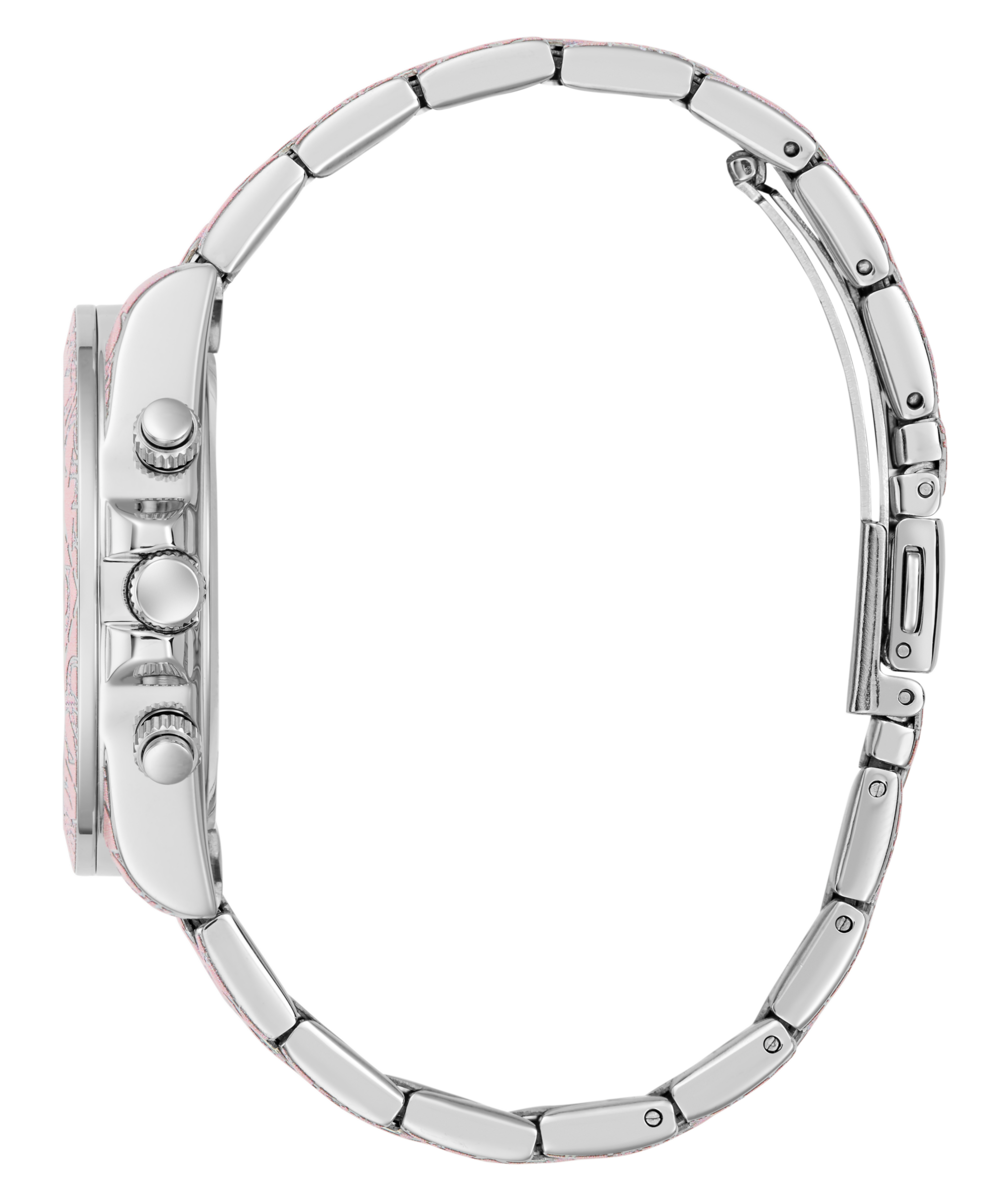 Guess Multifunktionsuhr »GEMMA« Quarzuhr, Armbanduhr, Damenuhr, Edelstahlarmband, Datum