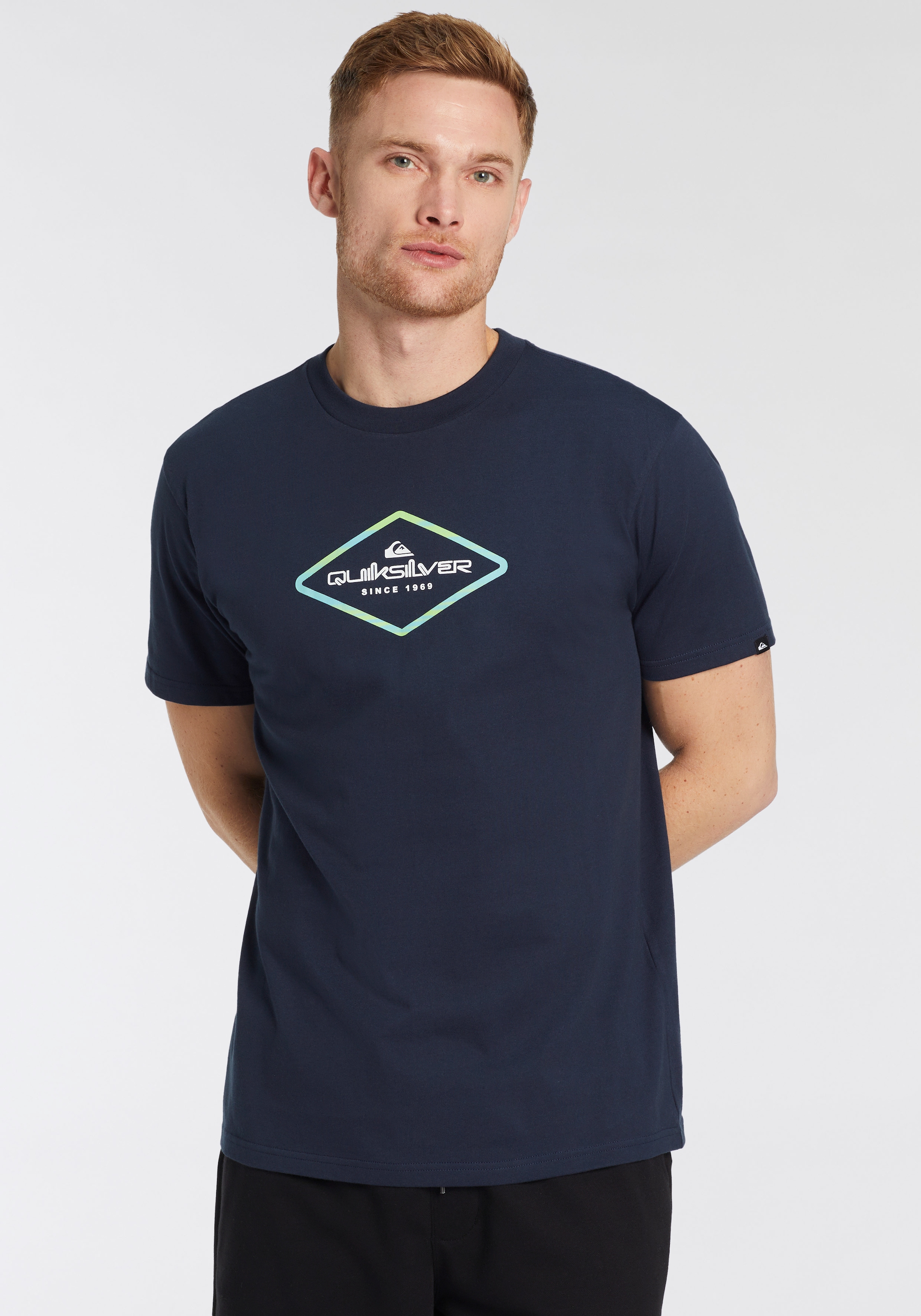 Quiksilver T-Shirt »NATUREMAD INSID QUA SHORT SLEEVE PACK YM«, (2 tlg.), Doppelpack T-Shirt mit Print, 2 Stück