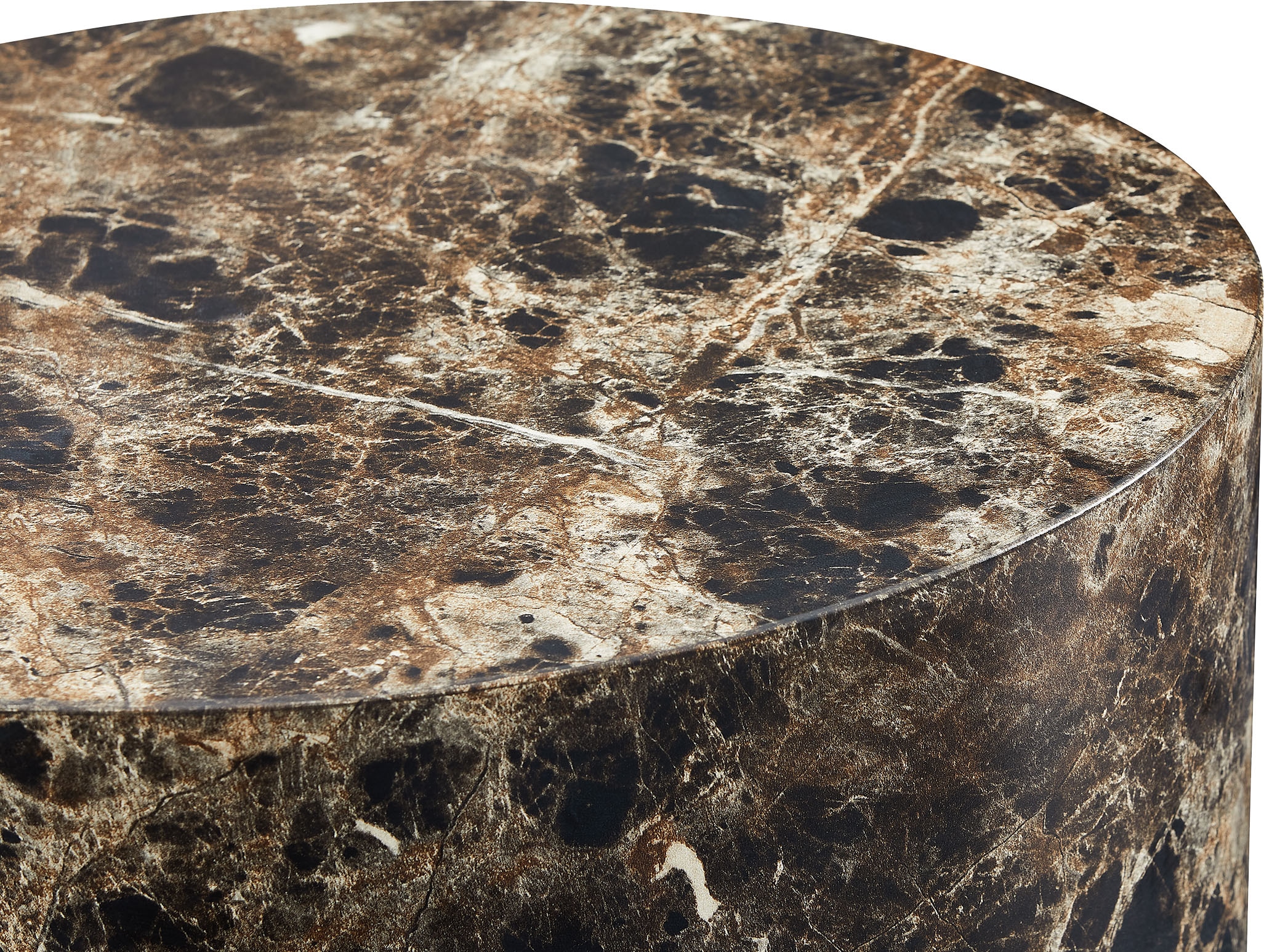 SalesFever Couchtisch »Almeria« 2er-Set, oval, in Marmoroptik foliert