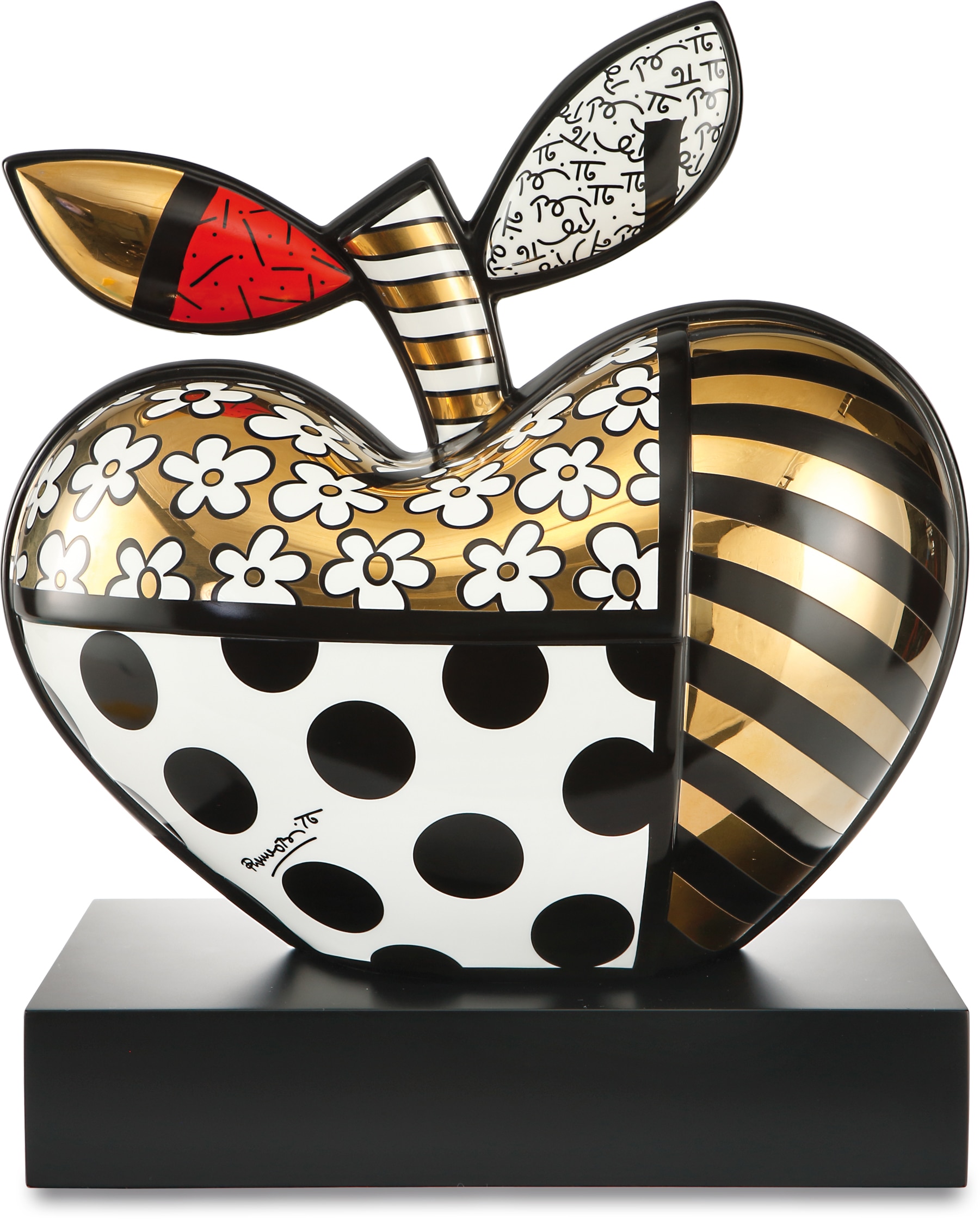 GOEBEL Sammelfigur »Figur Romero Britto - "Golden Big Apple"« bunt