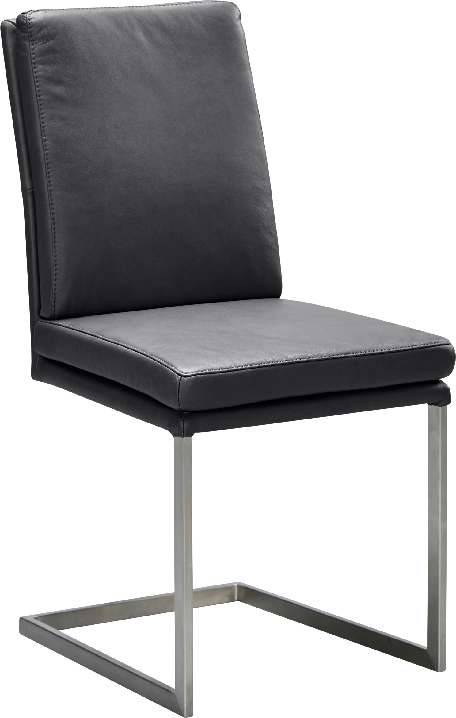 K+W Komfort & Wohnen Freischwinger, Leder CLOUD, stabiles Hochkantrohr, Unt günstig online kaufen