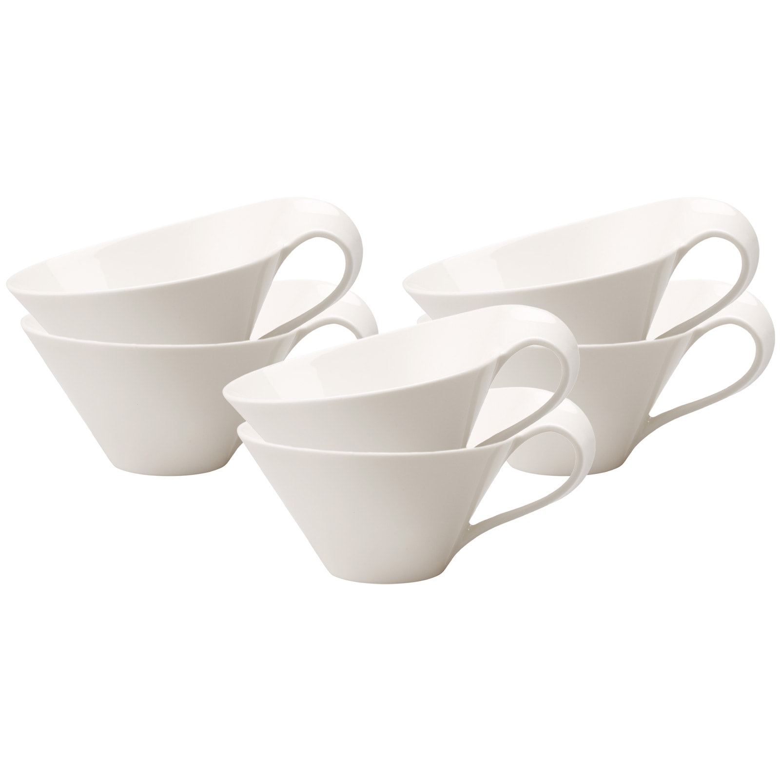 Villeroy & Boch Tasse »Teetasse NewWave 220 ml 6er Set weiß« günstig online kaufen