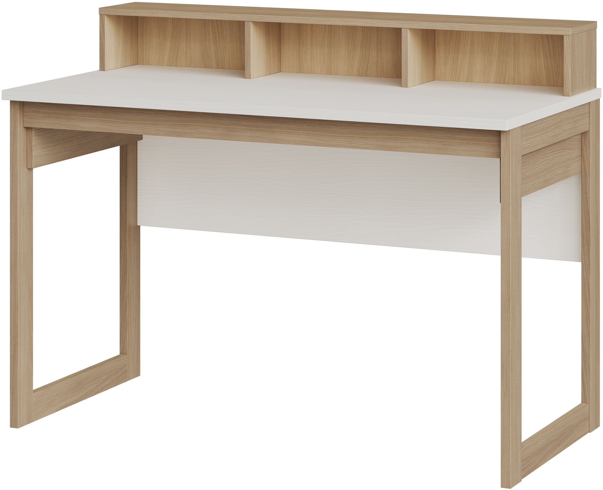 Home affaire Schreibtisch »Stranda, Arbeitstisch im Skandi Style, Bürotisch in zwei Farben« moderner Computertisch, wohnliches Home Office