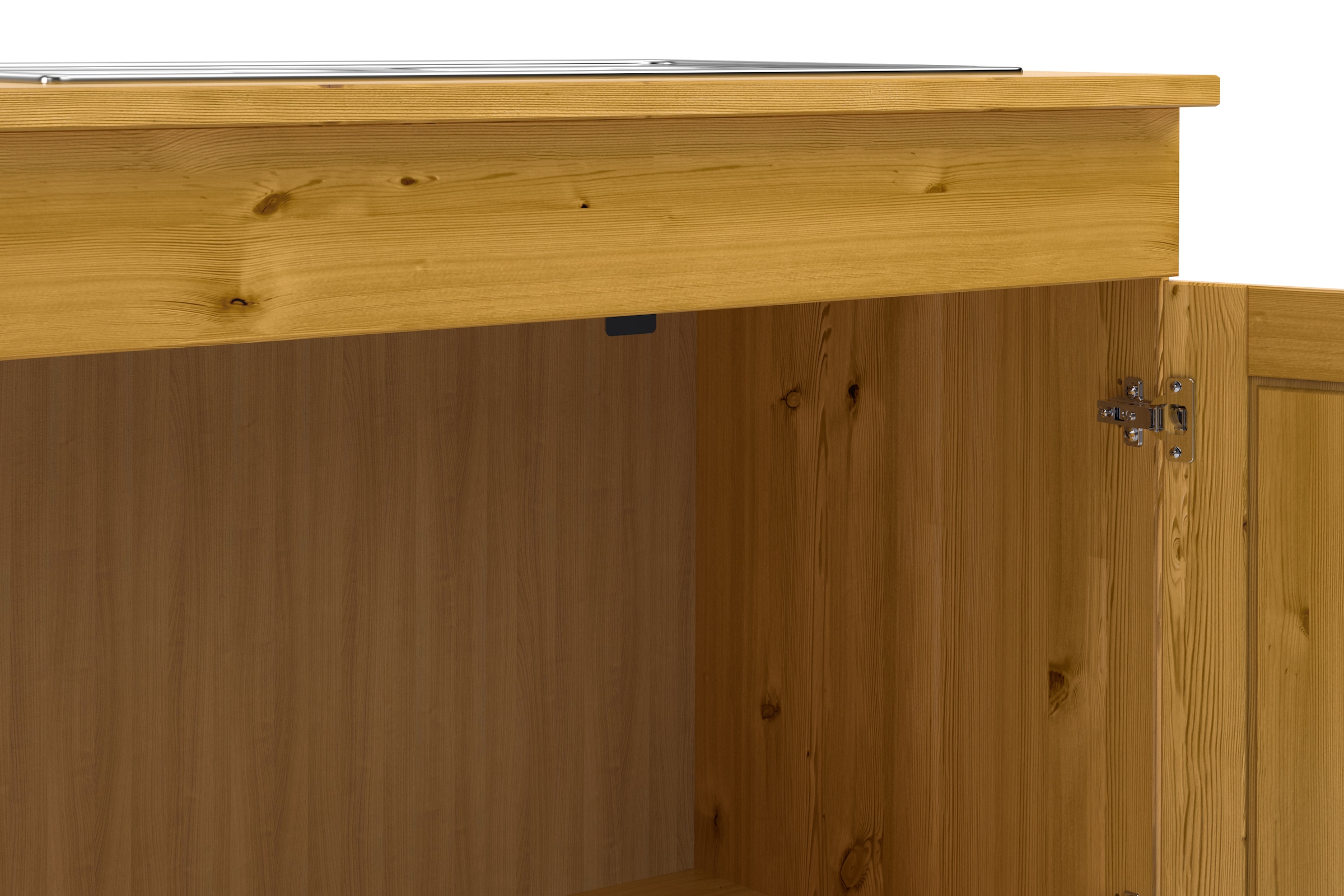 Home affaire Spülenschrank »Alby2«, Mit Metallgriffen, Breite 100 cm