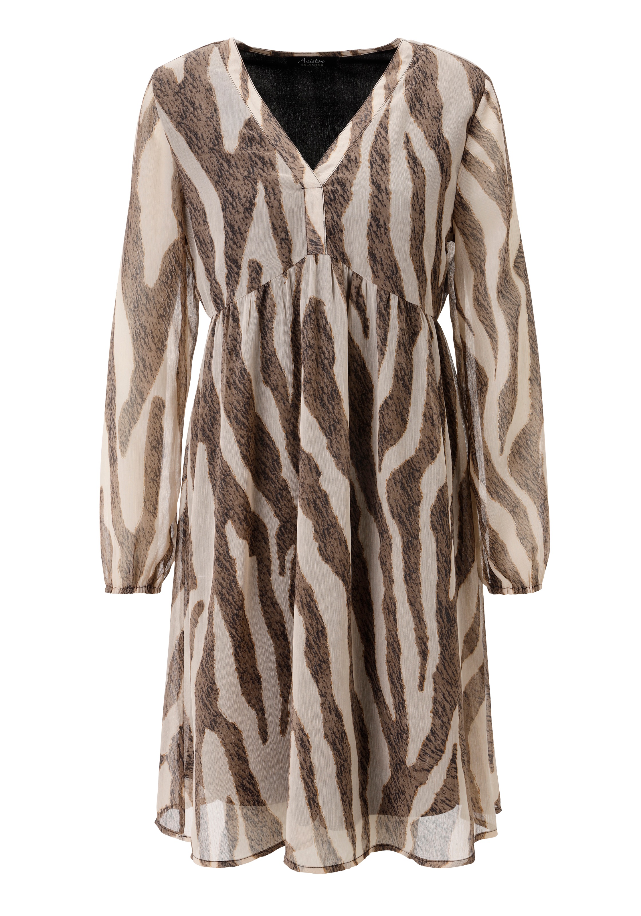 Aniston SELECTED Tunikakleid, mit fantasievollem Animalprint allover - NEUE KOLLEKTION