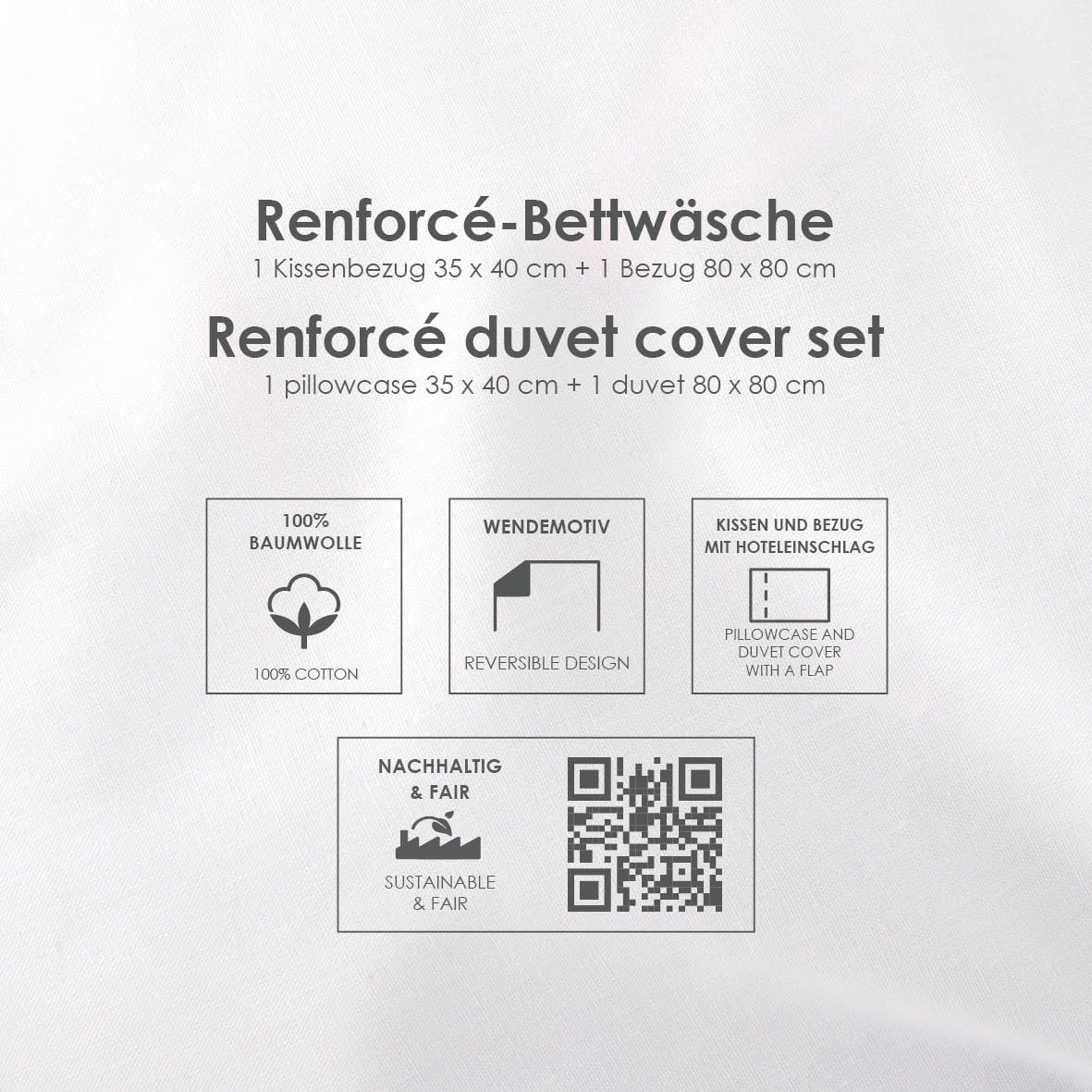 Baby Best Babybettwäsche »babybest Woodland Crew« 2 Stk. tlg. mit Wendefunktion