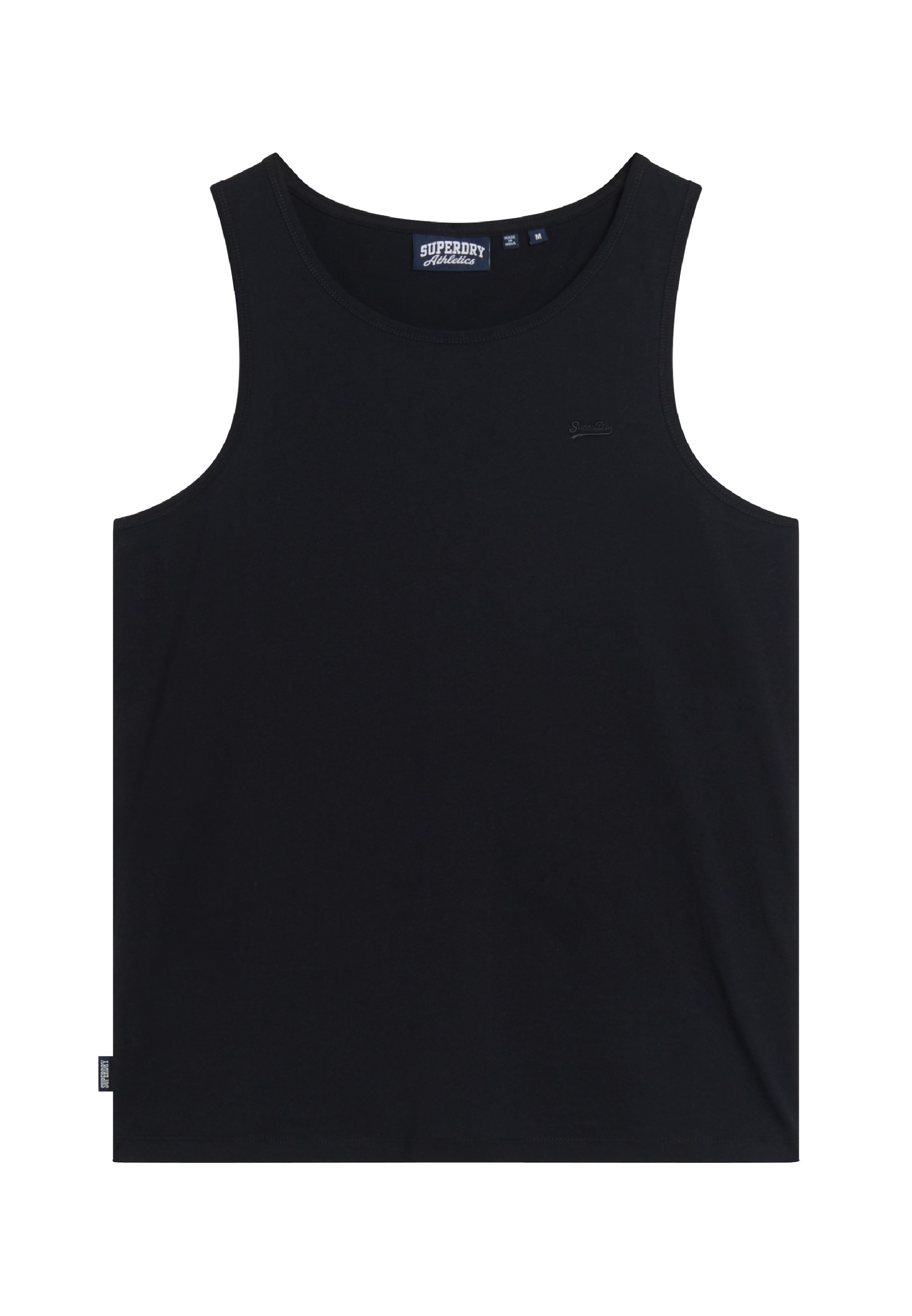 Superdry Tanktop »ESSENTIAL LOGO VEST UB« mit Markenlabel, aus Baumwolle und Single Jersey, Slim Fit, ärmellos