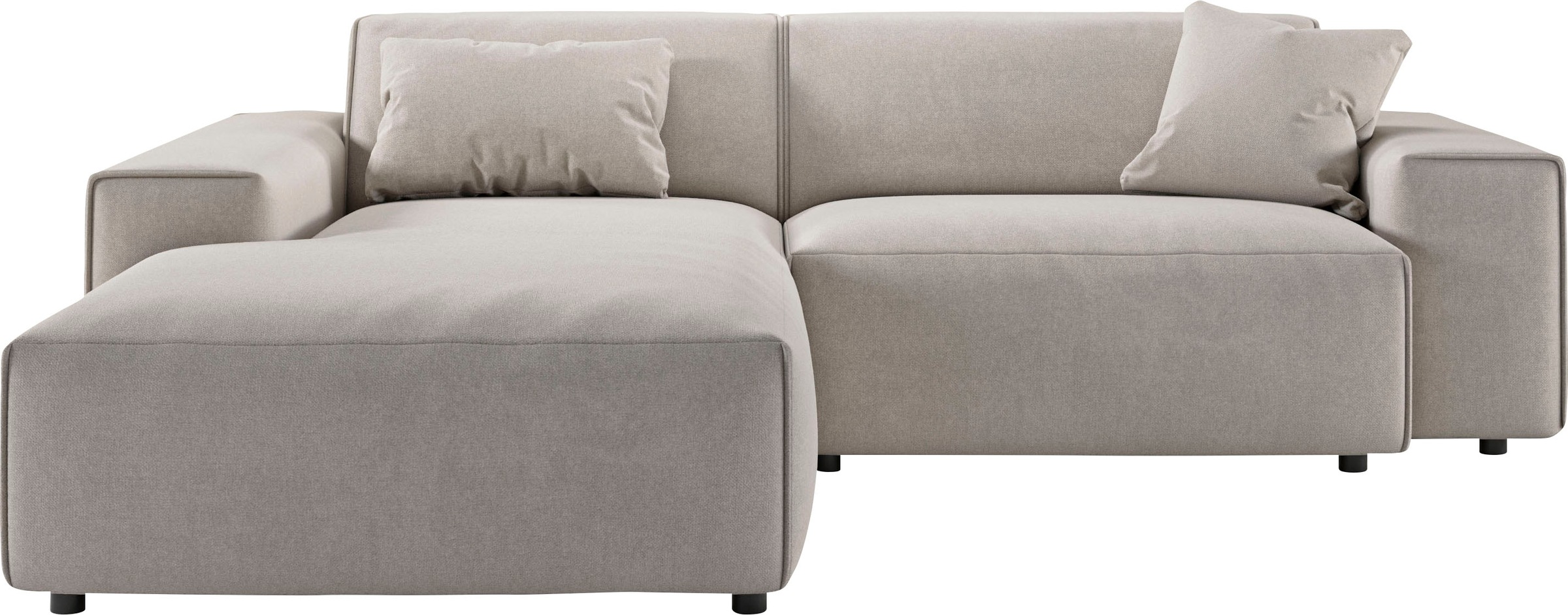 andas Ecksofa »Glimminge L-Form auch in Breitcord, Feincord + Easy care-Bezug,«, Breite 234, Zierkissen