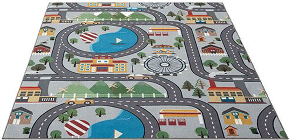 the carpet Teppich »Happy Life«, rechteckig, 4 mm Höhe, Life Kinderzimmer Teppich Spielteppich pflegeleicht