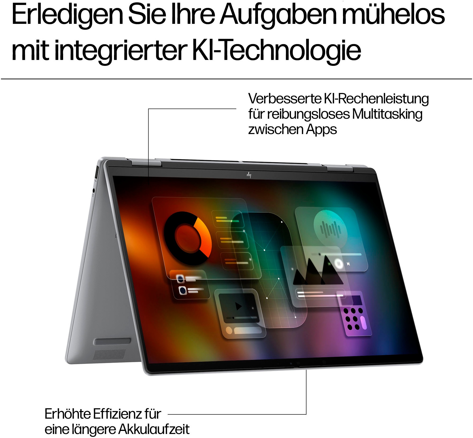 HP Notebook »Laptop 14-fa0057ng Meteor Silver (P)«, 35,6 cm, / 14 Zoll, AMD, Ryzen 5, Radeon Graphics, 512 GB SSD