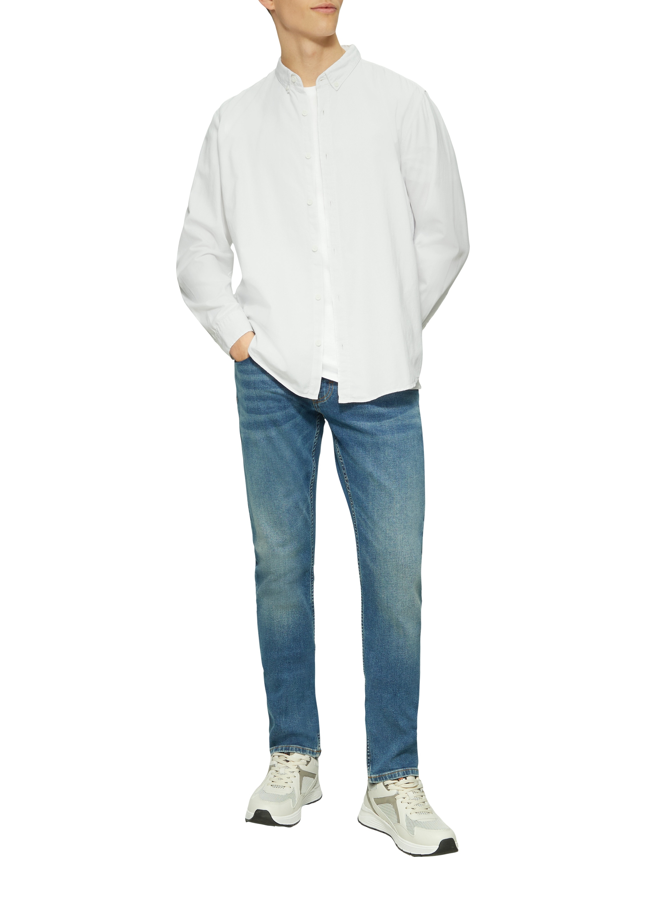 QS Langarmhemd mit Manschetten