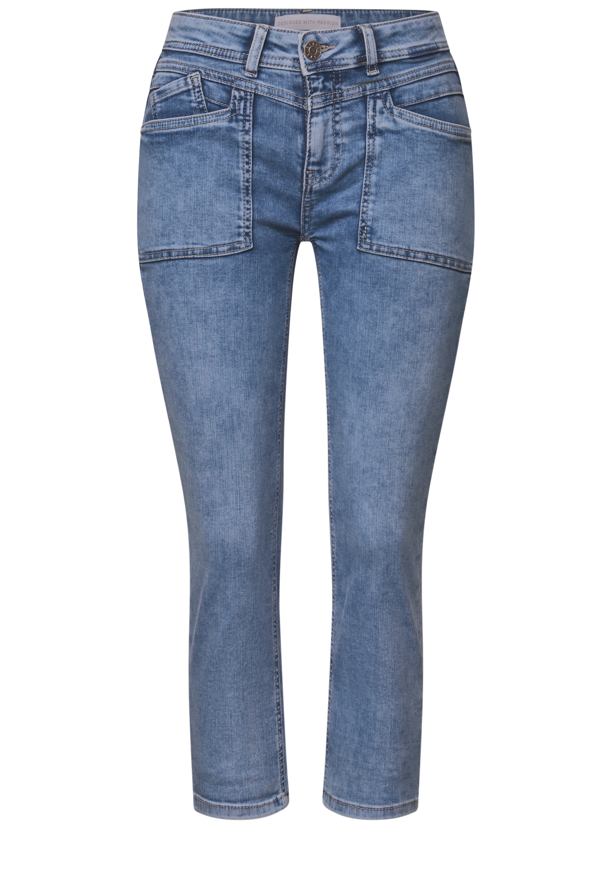 STREET ONE Caprijeans »Style JANE«, mit Turn-up