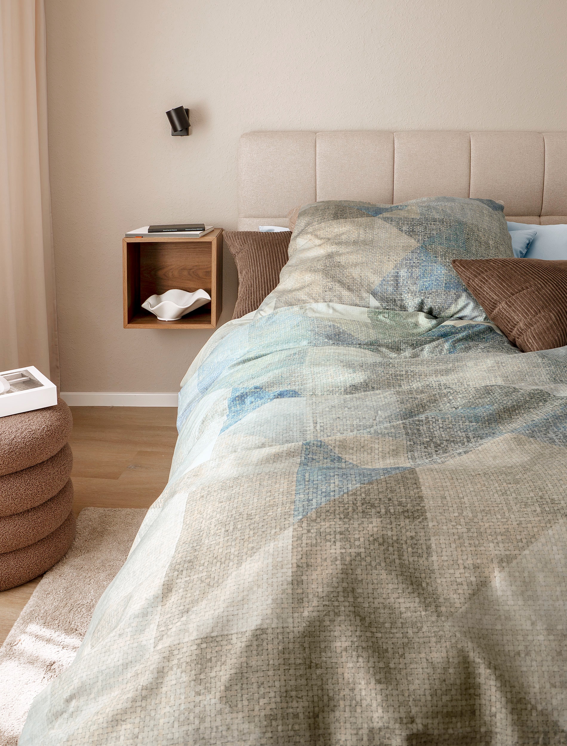 Irisette Bettwäsche »Wave 8716« 2 Mako-Satin, anschmiegsam und atmungsaktiv, Ganzjahresqualität