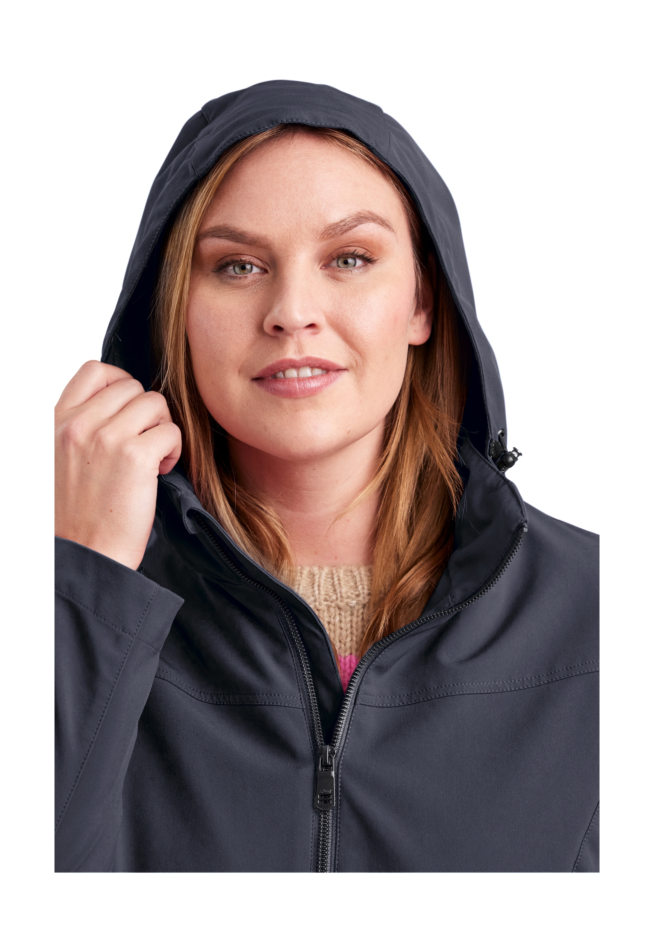 STOY Softshelljacke »STS 1 WMN SFTSHLL JCKT«, Damen Softshelljacke: wasserabweisend, winddicht, atmungsaktiv