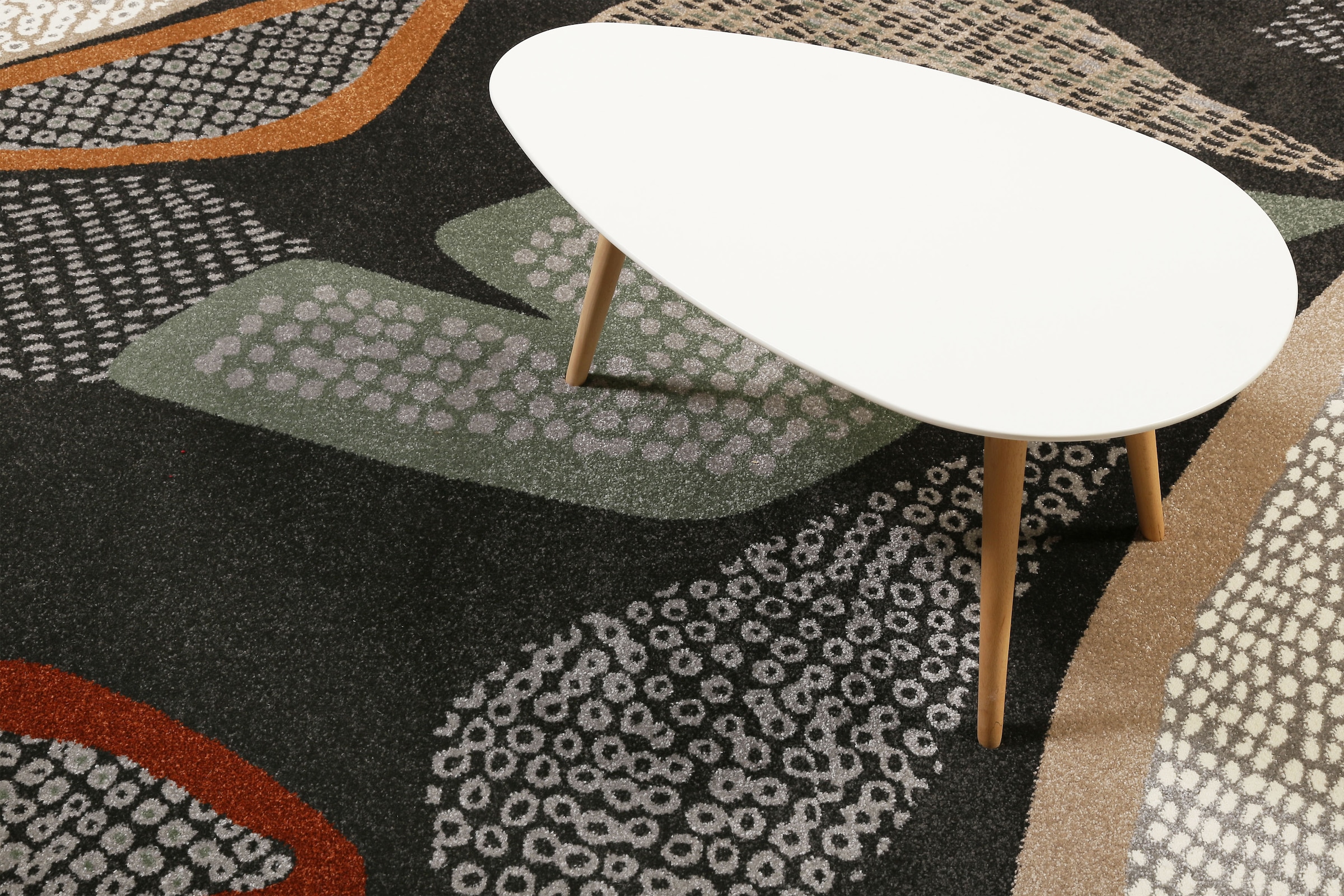 Esprit Teppich »Hazel,  ESP-40101«, rechteckig, 13 mm Höhe, schön weicher Kurzflor in modernem Design, bunt, Wohnzimmer