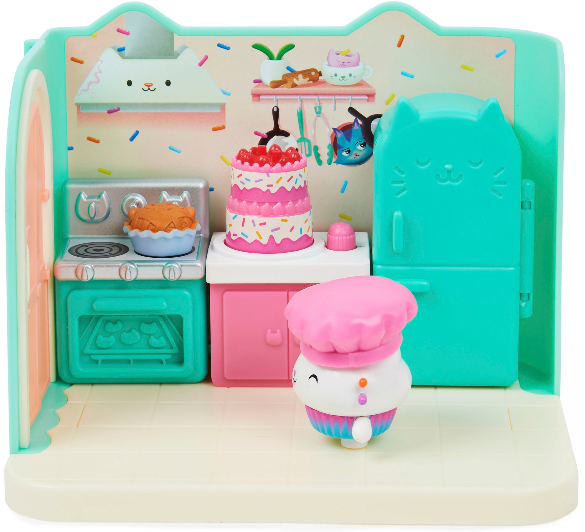 Spin Master Spielwelt »Gabby's Dollhouse – Deluxe Room – Cakey's Küche«