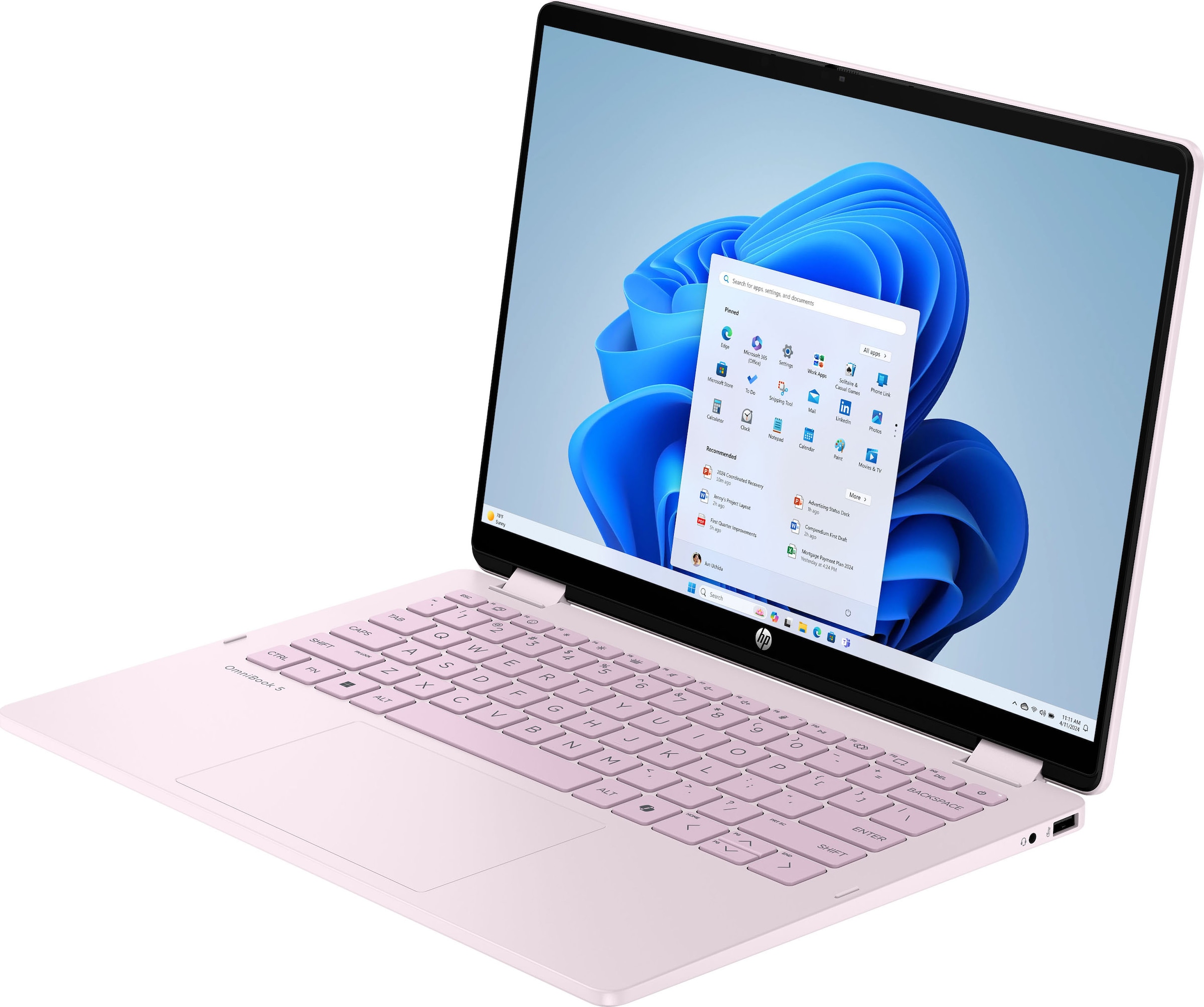 HP Convertible Notebook »OmniBook 5 Flip«, 35,6 cm, / 14 Zoll, Intel, Core i7, Iris Xe Graphics, 512 GB SSD