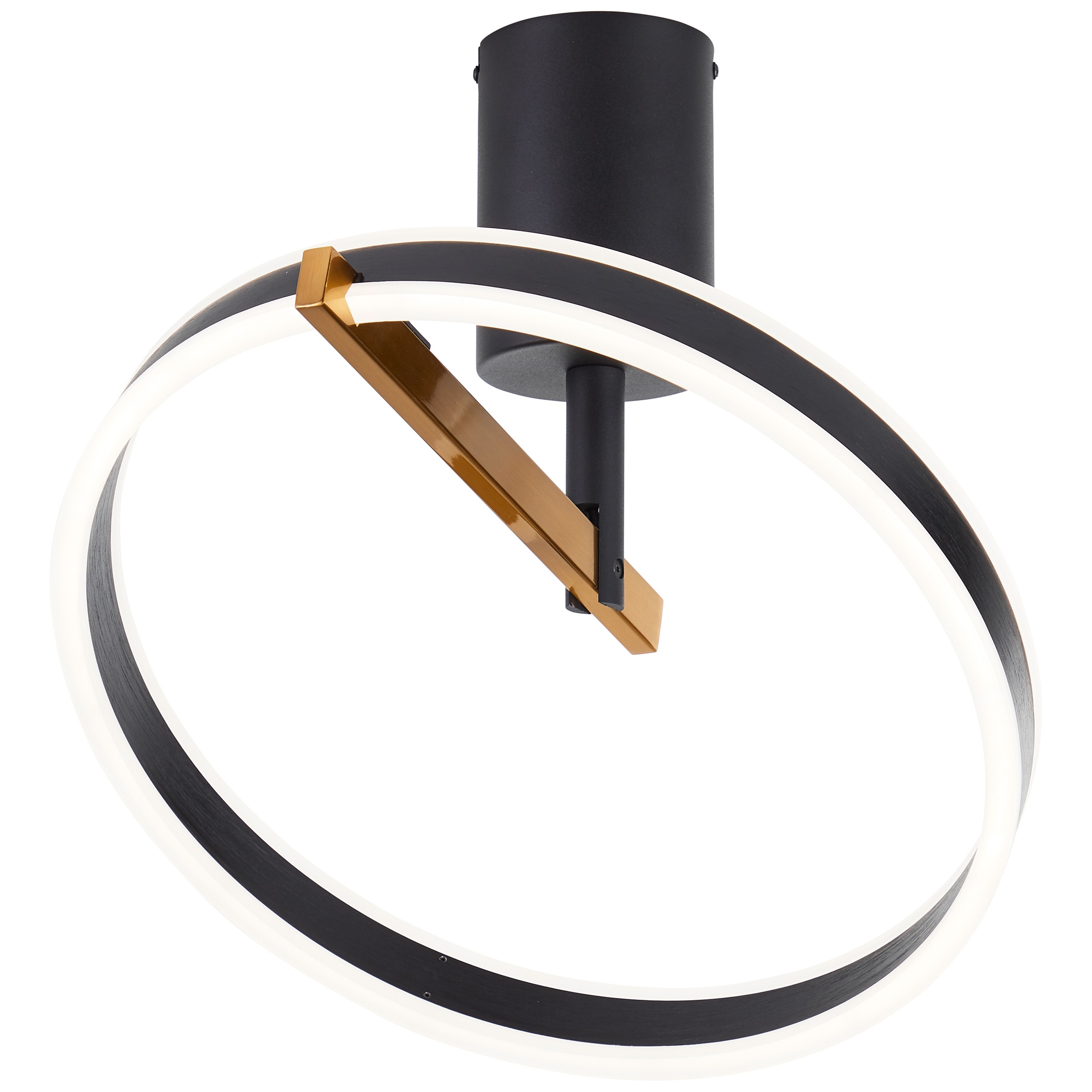 Brilliant LED Deckenleuchte »Merida«, 36 x 42 x 40 cm, 3100 lm, 3000-6500 K, dimmbar, Aluminium, schwarz