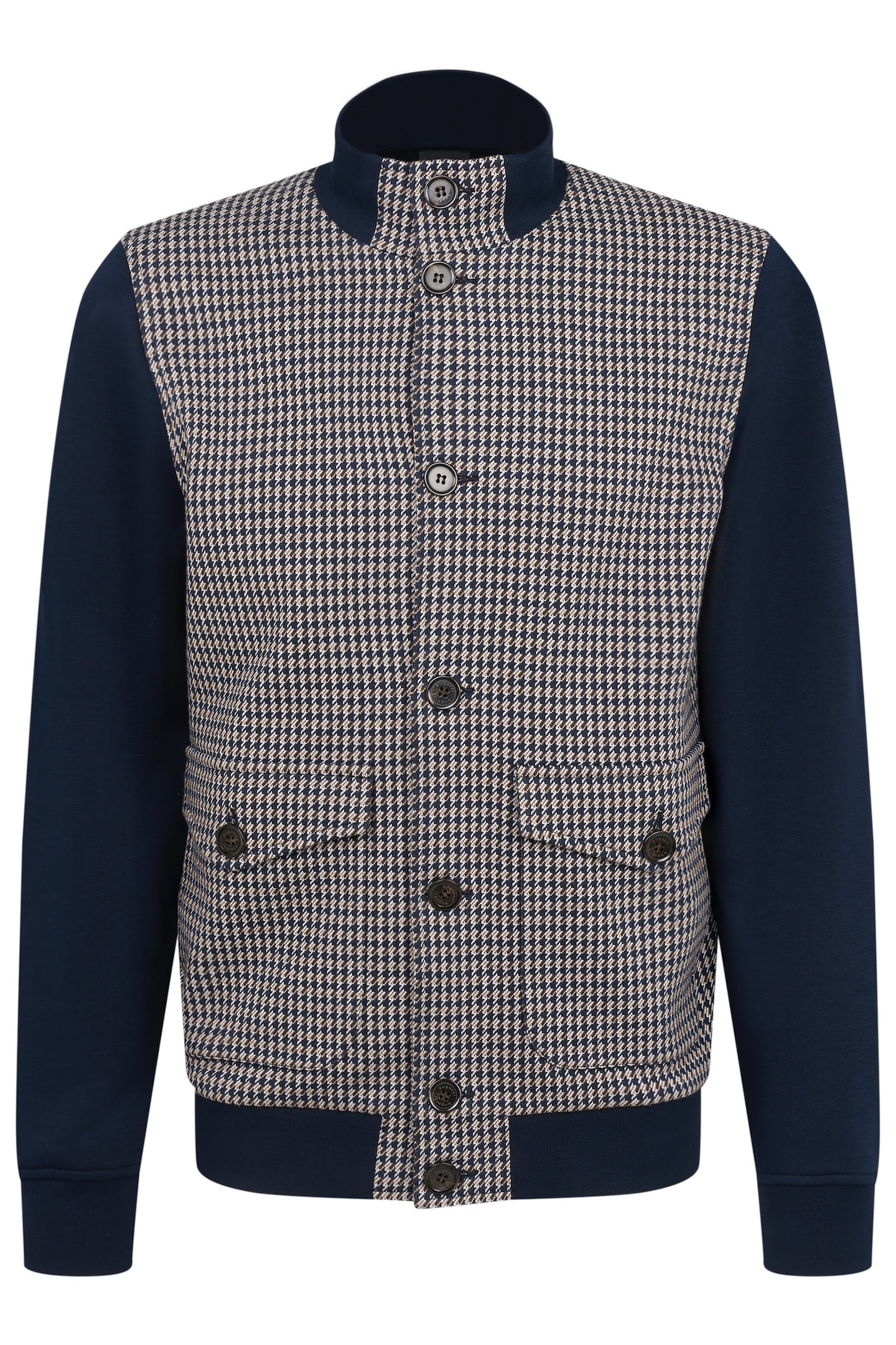 bugatti Sweatjacke, mit Collegekragen