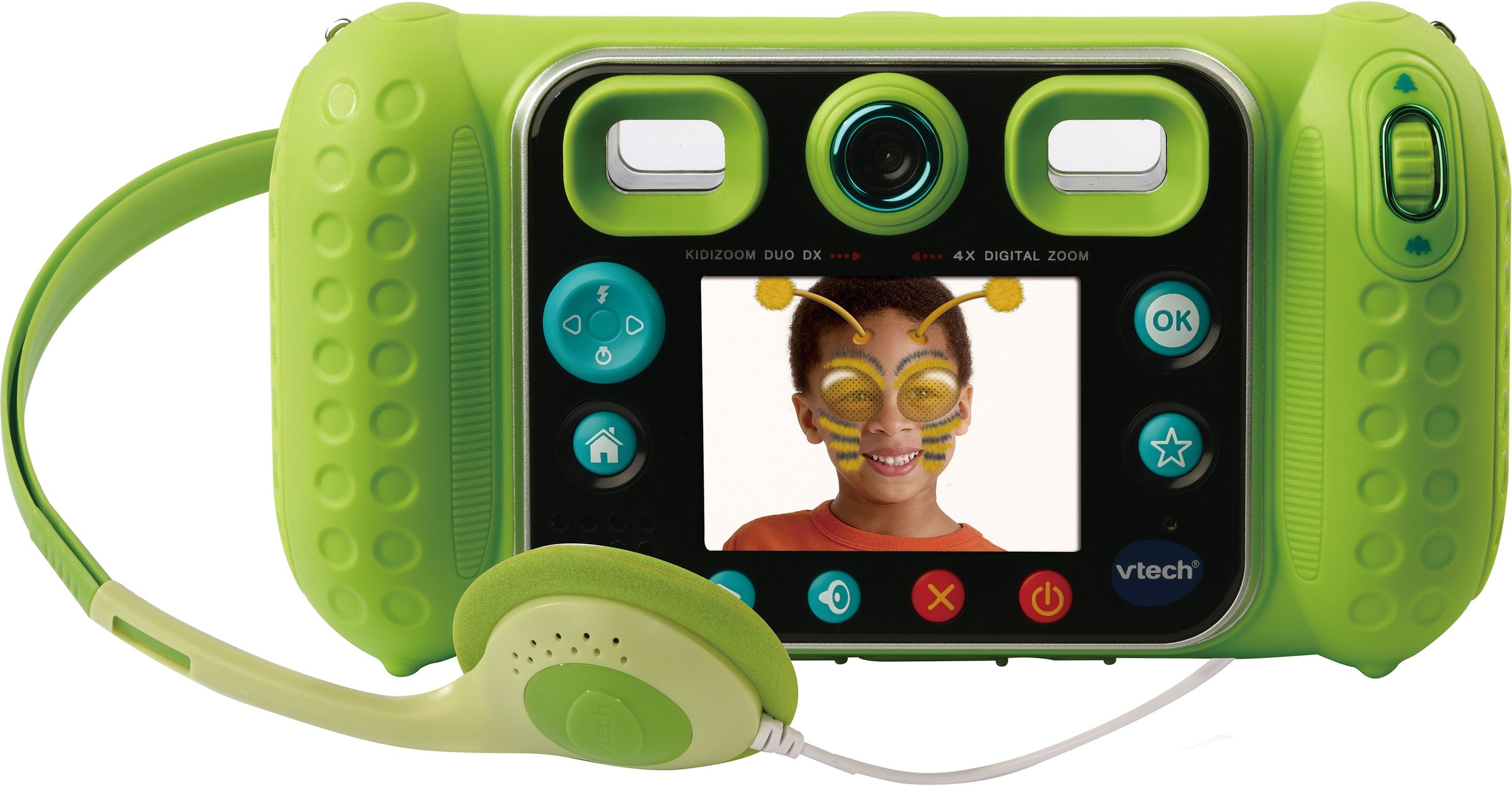 Vtech® Kinderkamera »Kidizoom DX, Duo jetzt Kopfhörer inklusive im grün«, 5 %Sale MP
