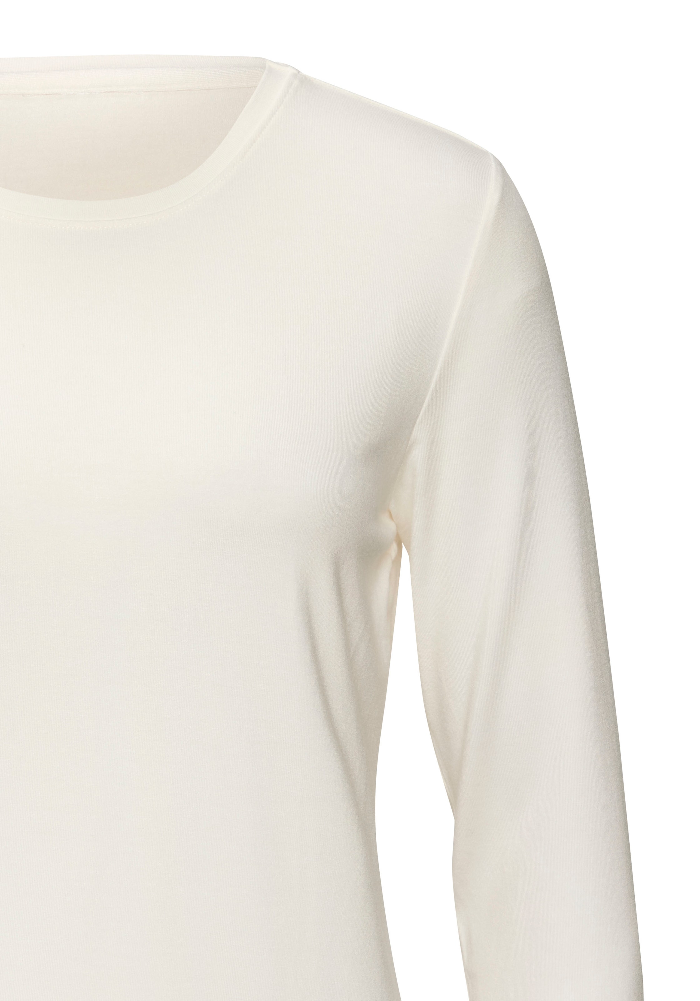 LASCANA Langarmshirt »aus weichem Viskose-Stretch«, (2er-Pack)