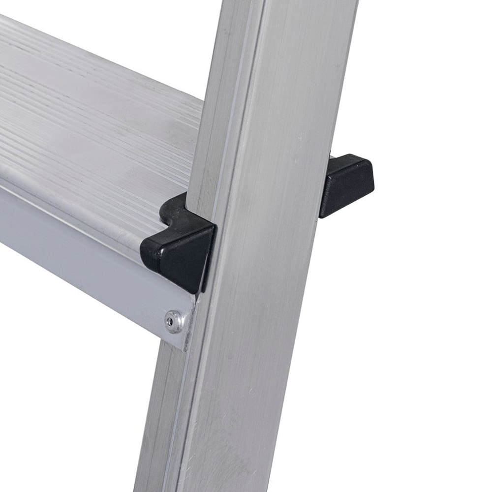 KRAUSE Stehleiter »Safety«, Aluminium, 1x6 Stufen, Arbeitshöhe ca. 325 cm